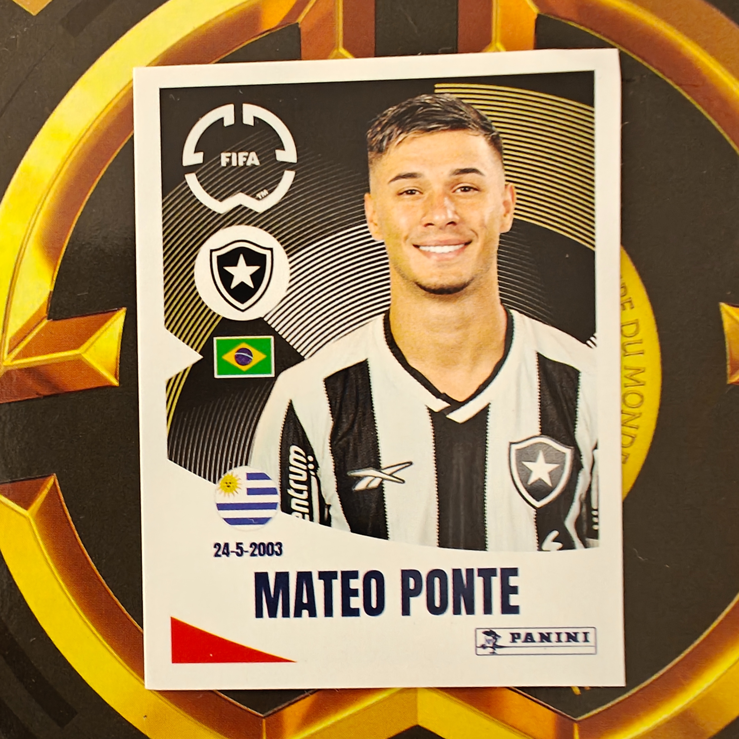Mateo Ponte (104) - Botafogo - Fifa Club World Cup 2025 Panini™ Sticker