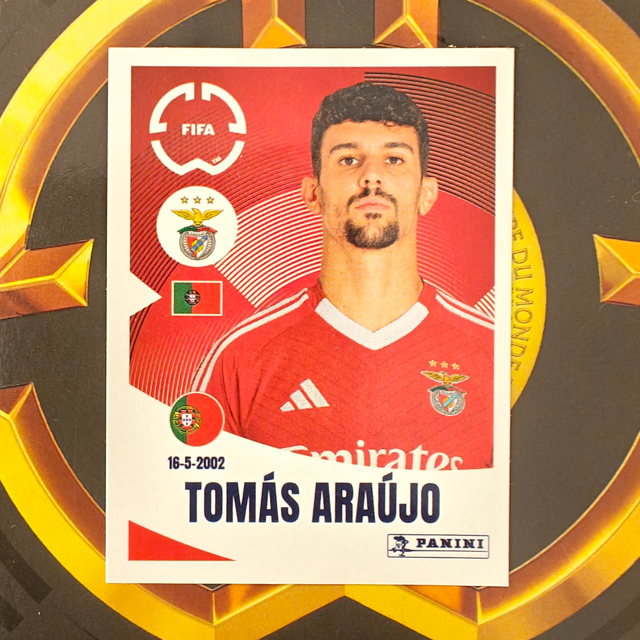 Tomás Araújo (176) - SL Benfica - Fifa Club World Cup 2025 Panini™ Sticker