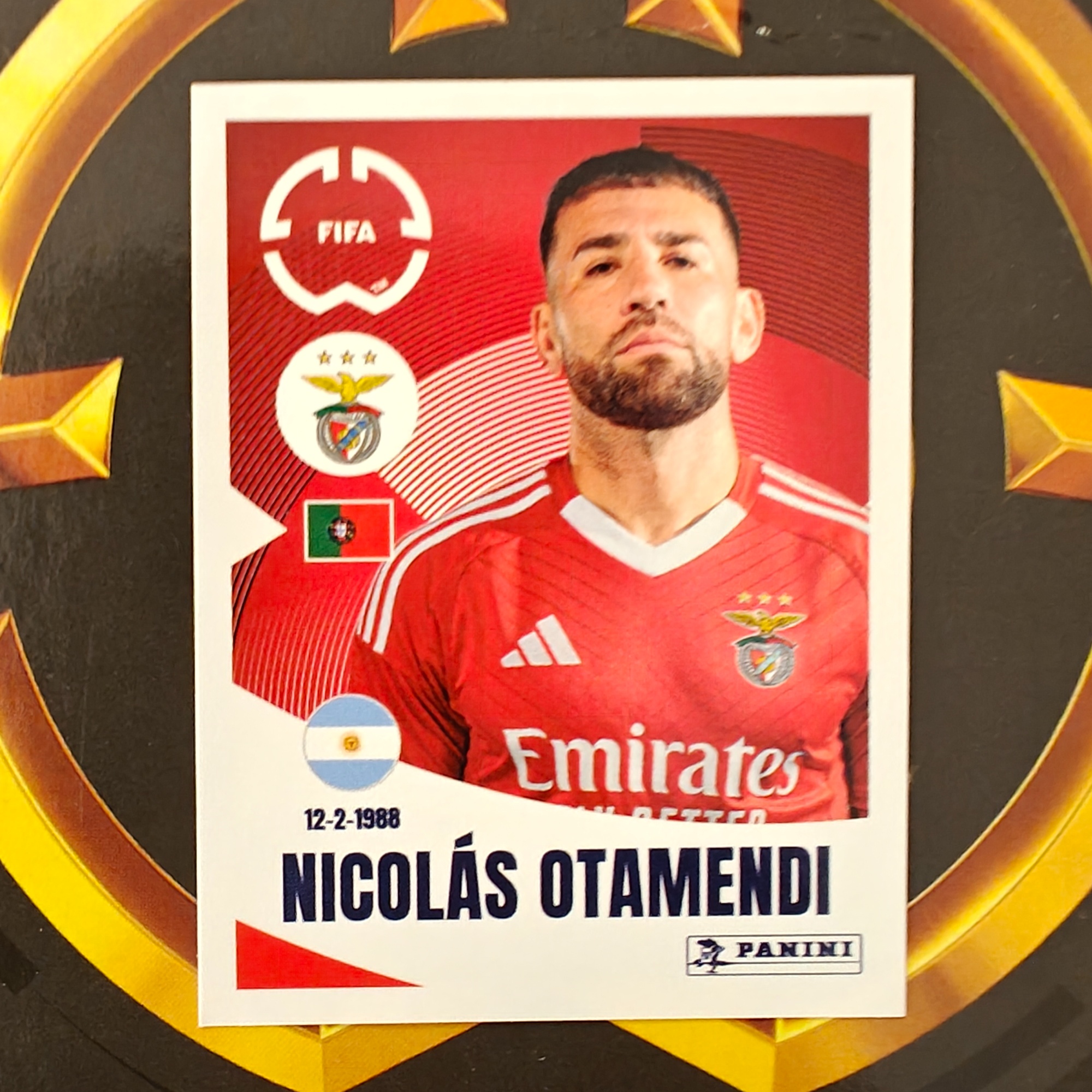 Nicolás Otamendi (178) - SL Benfica - Fifa Club World Cup 2025 Panini™ Sticker