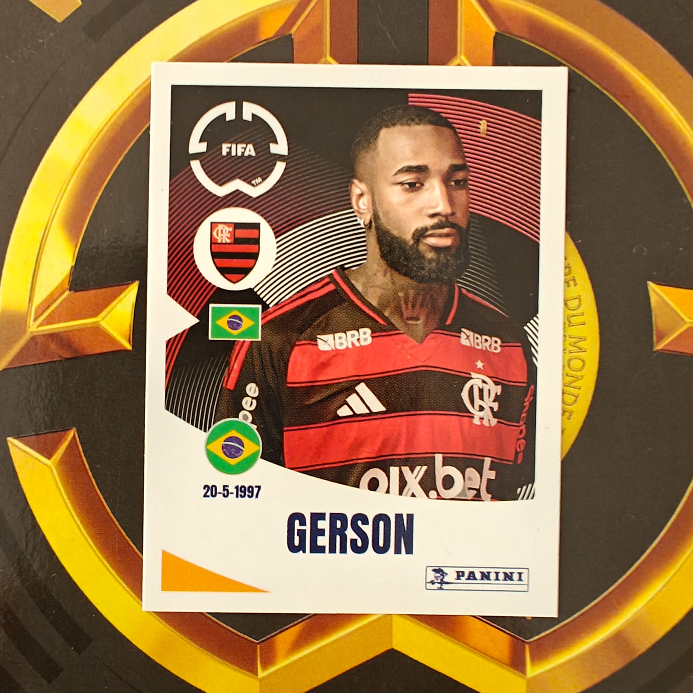 Gerson (200) - CR Flamengo - Fifa Club World Cup 2025 Panini™ Sticker