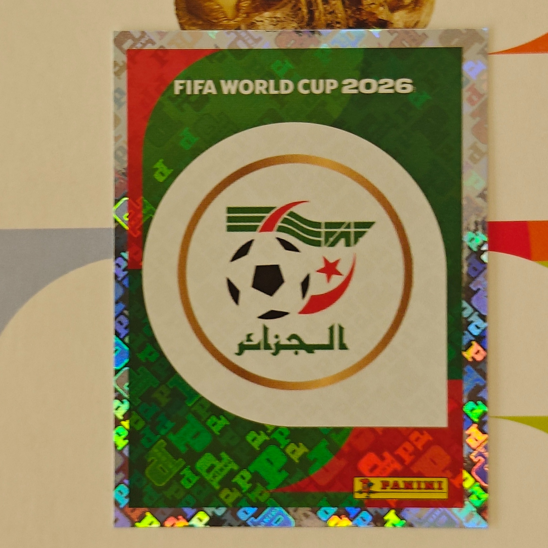 ALG1 - Algeria - Emblem - FIFA World Cup 2026™ - Panini Foil Sticker