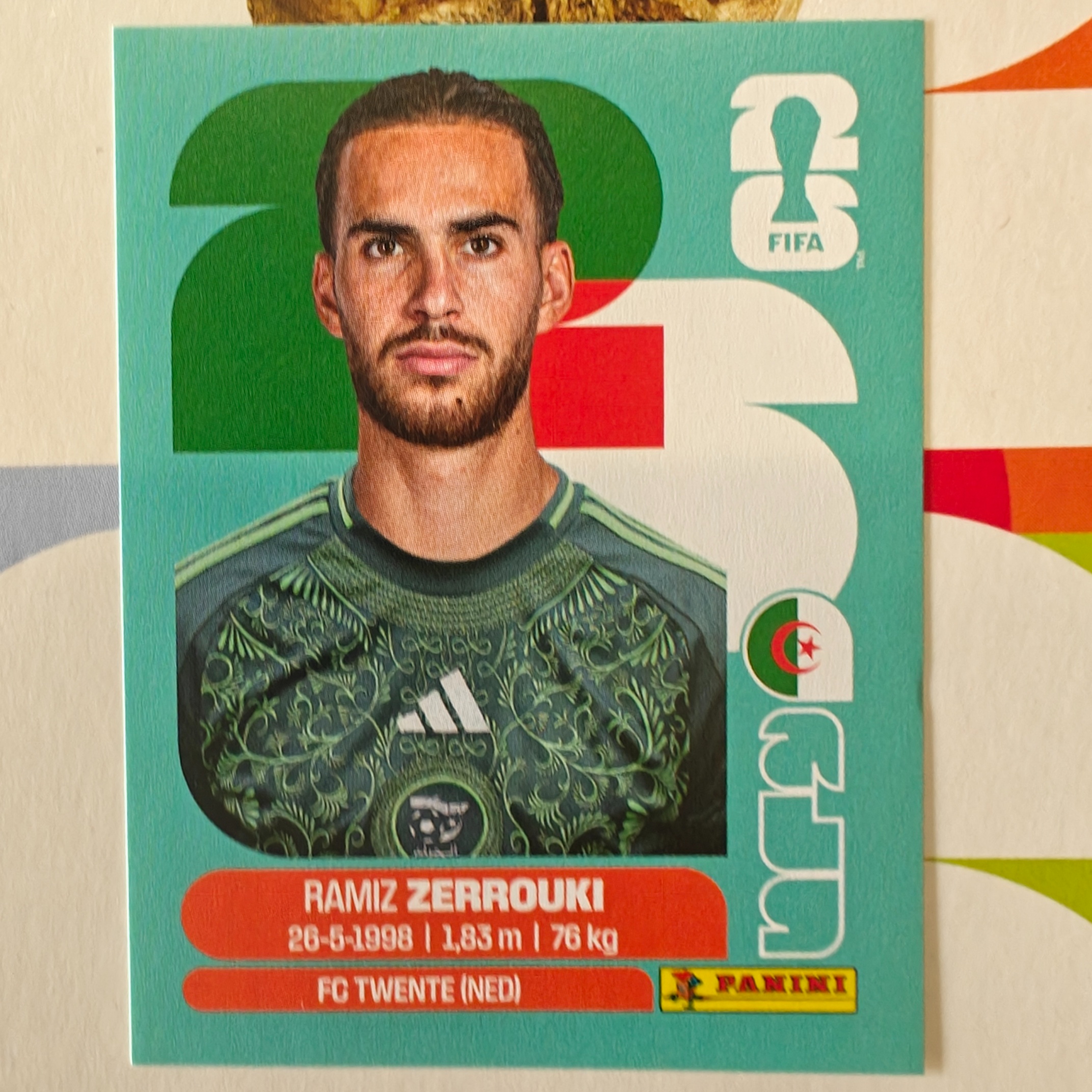 ALG11 - Algeria - Ramiz Zerrouki - FIFA World Cup 2026™ - Panini Sticker