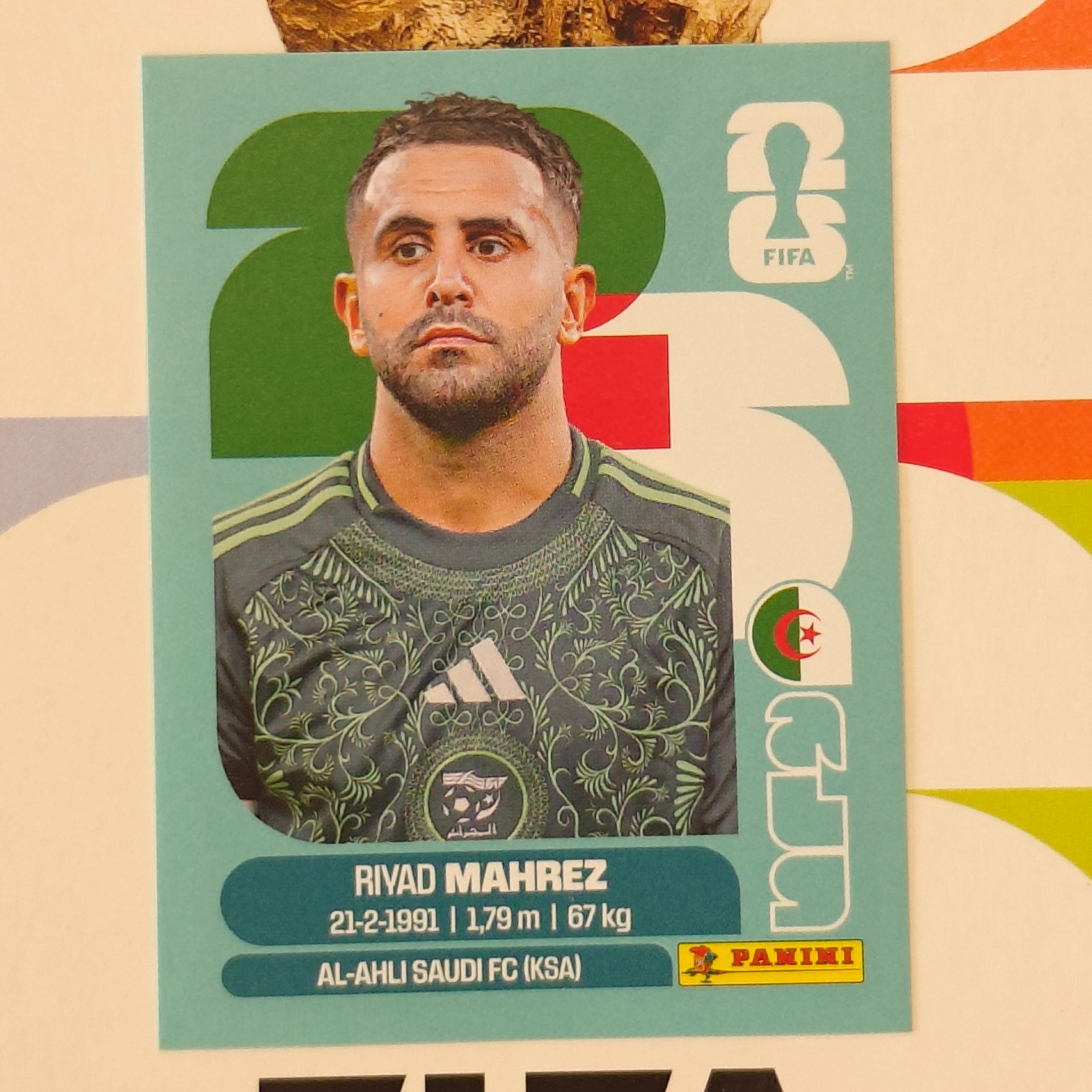 ALG15 - Algeria - Riyad Mahrez - FIFA World Cup 2026™ - Panini Sticker