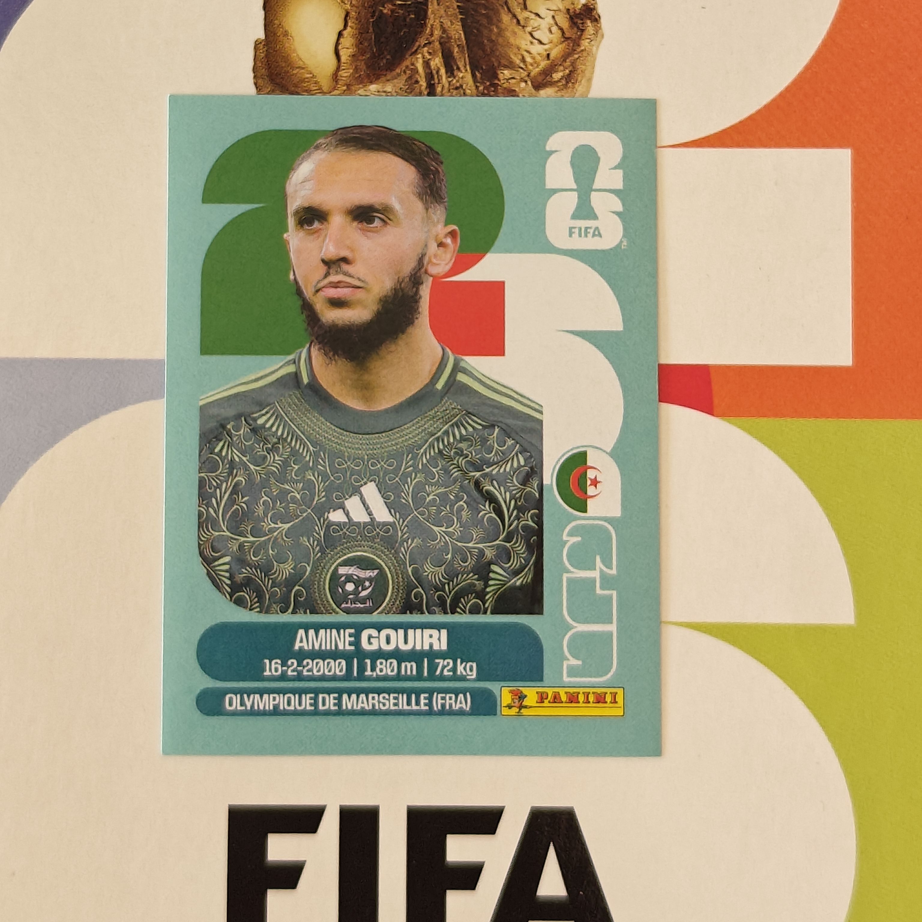 ALG18 - Algeria - Amine Gouiri - FIFA World Cup 2026™ - Panini Sticker