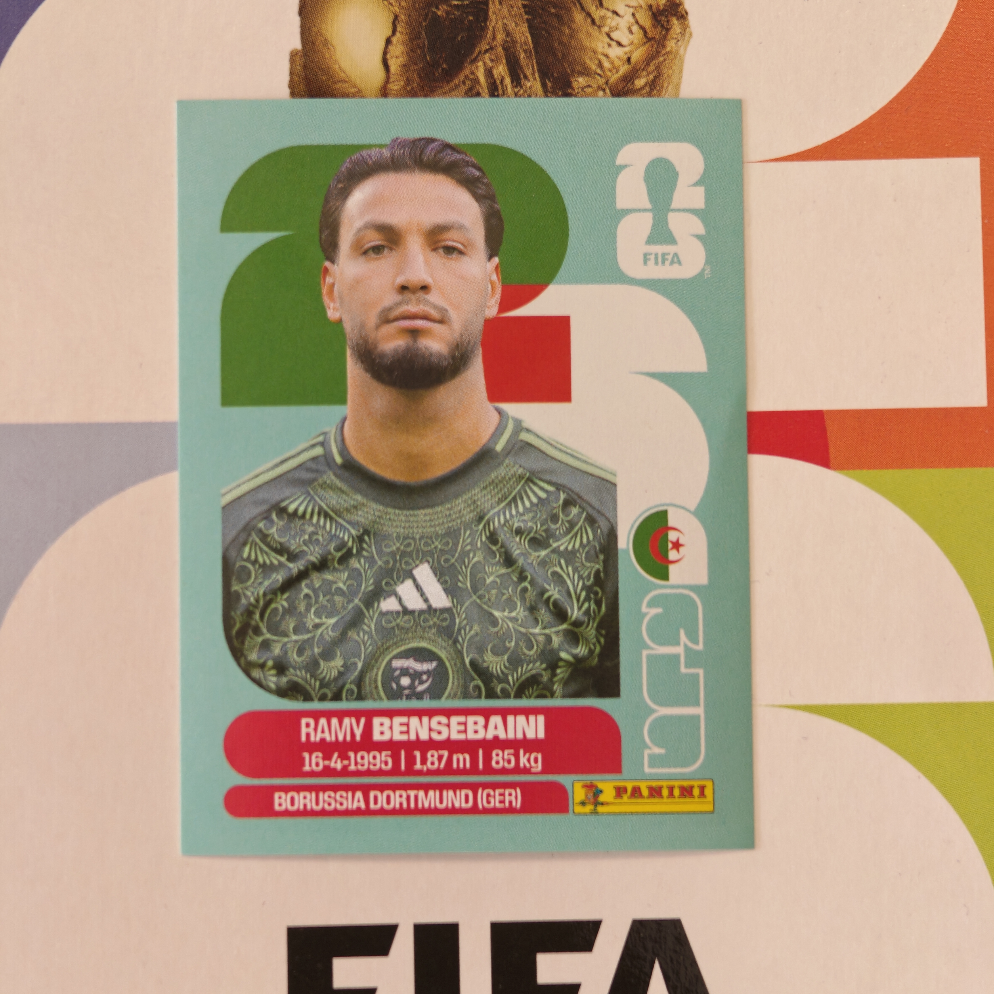 ALG3 - Algeria - Ramy Bensebaini - FIFA World Cup 2026™ - Panini Sticker