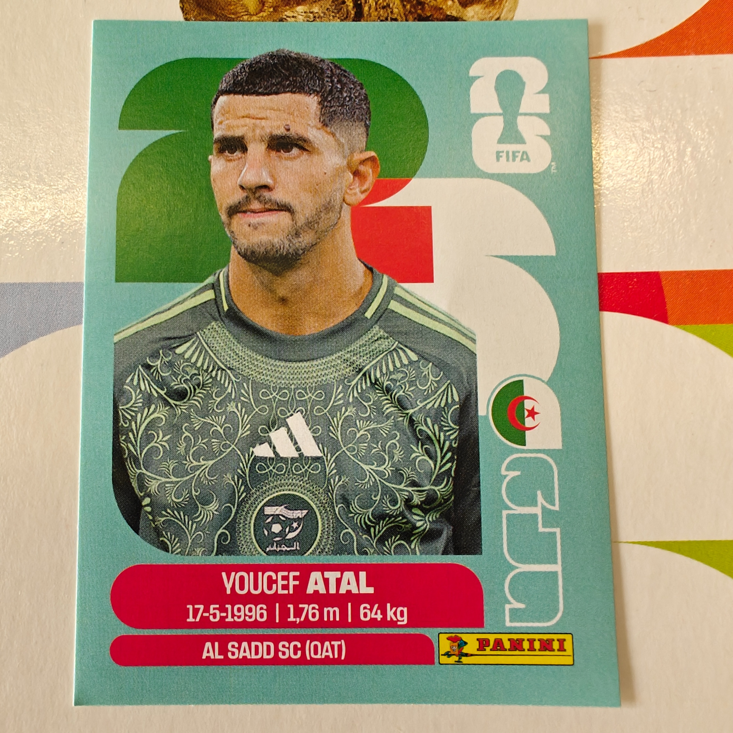 ALG4 - Algeria - Youcef Atal - FIFA World Cup 2026™ - Panini Sticker
