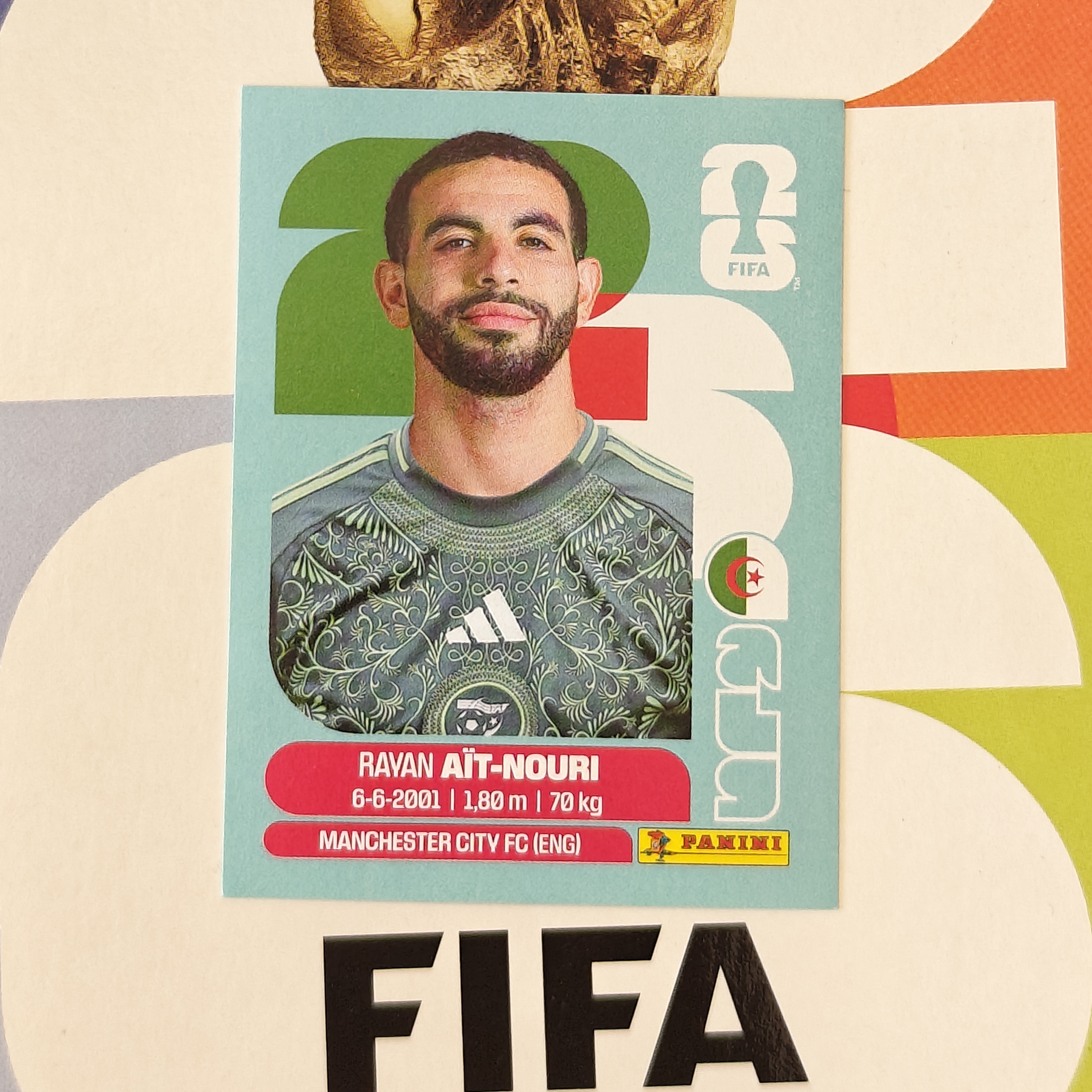 ALG5 - Algeria - Rayan Aït-Nouri - FIFA World Cup 2026™ - Panini Sticker