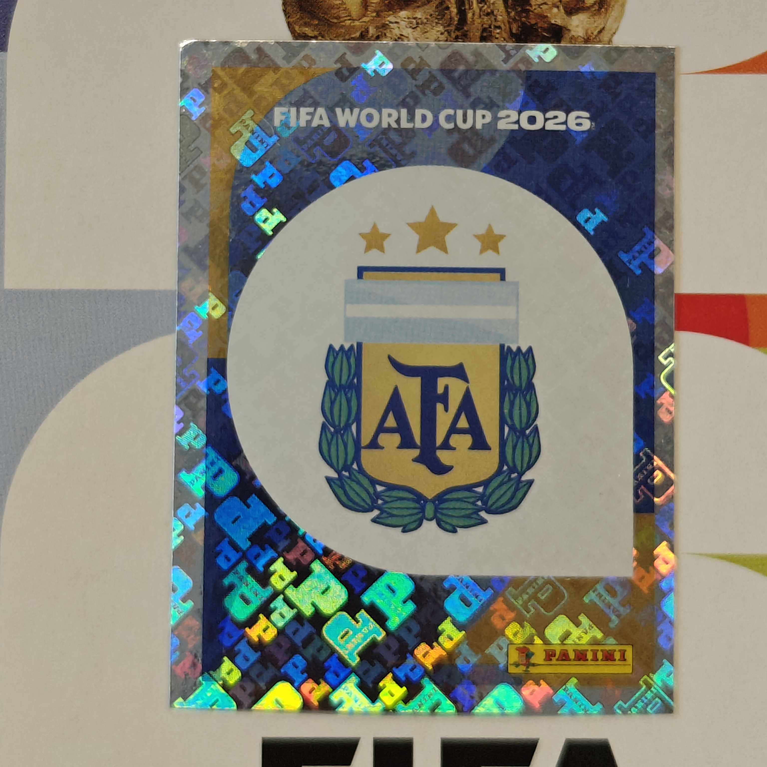 ARG1 - Argentina - Emblem - FIFA World Cup 2026™ - Panini Foil Sticker