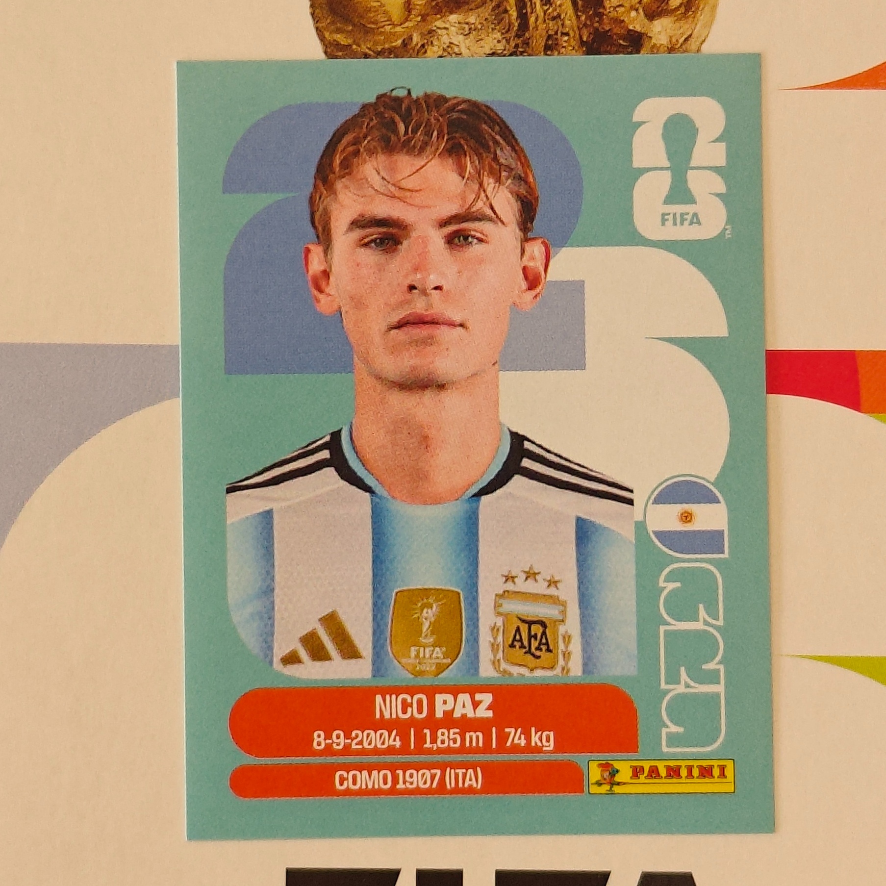 ARG14 - Argentina - Nico Paz - FIFA World Cup 2026™ - Panini Sticker