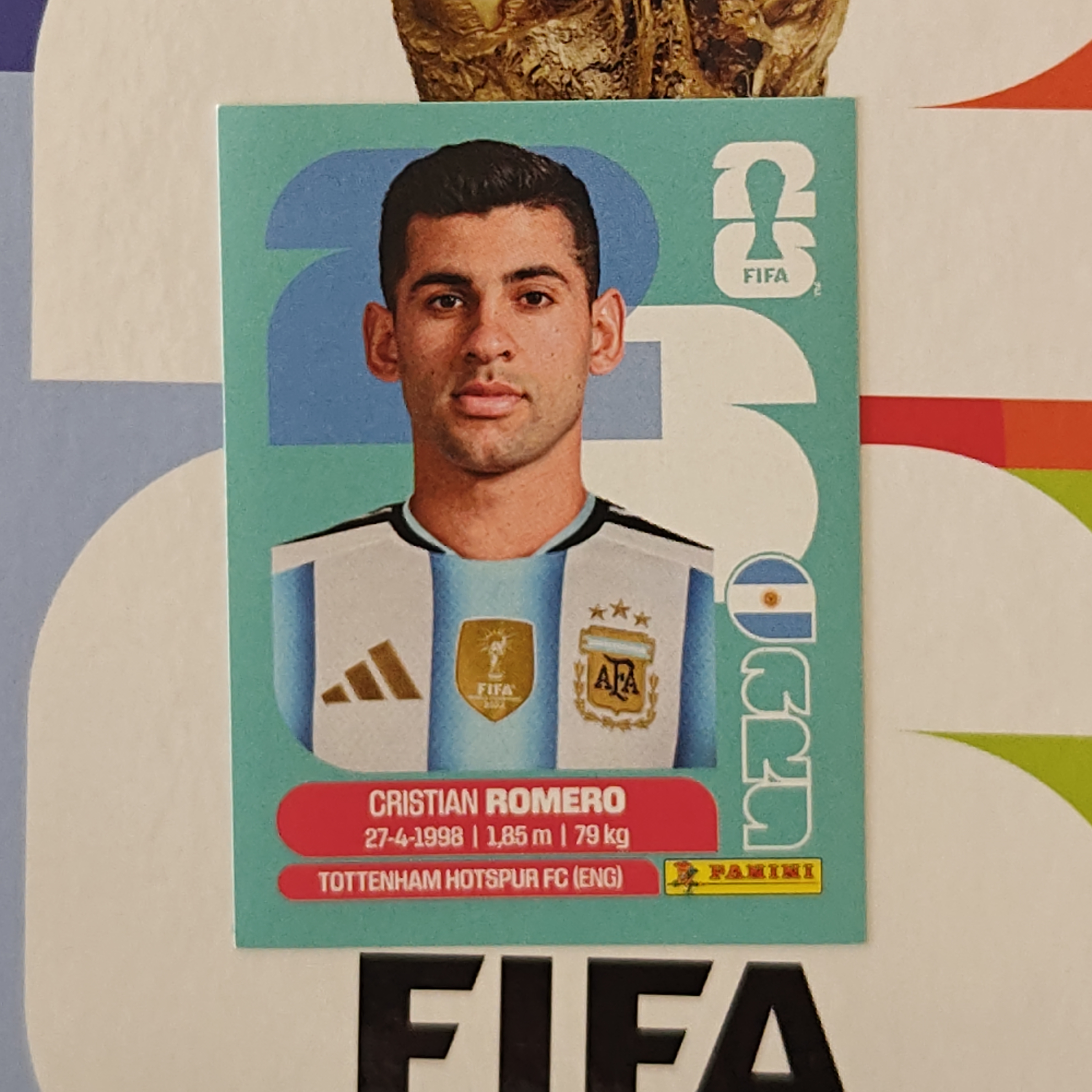 ARG4 - Argentina - Cristian Romero - FIFA World Cup 2026™ - Panini Sticker