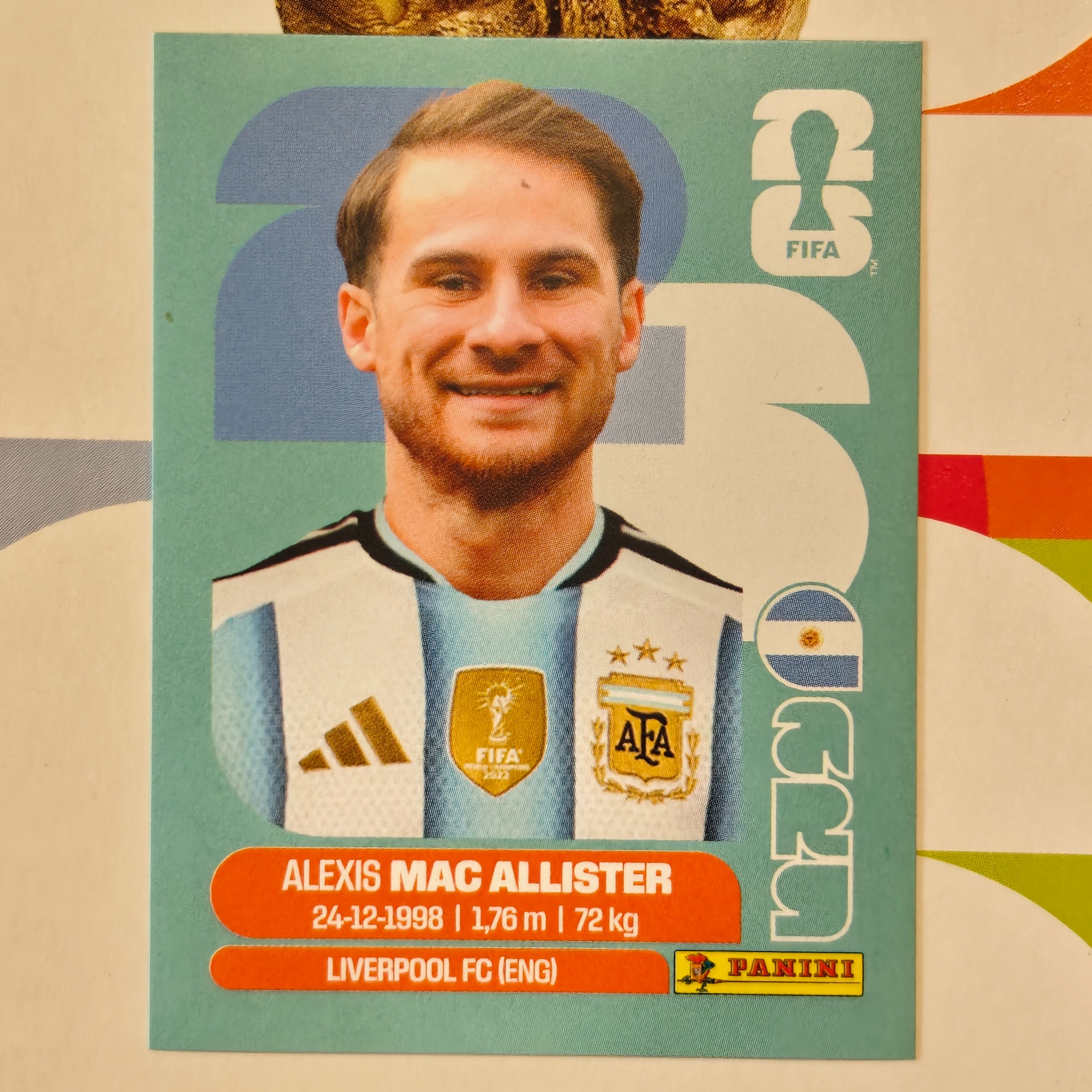 ARG9 - Argentina - Alexis Mac Allister - FIFA World Cup 2026™ - Panini Sticker