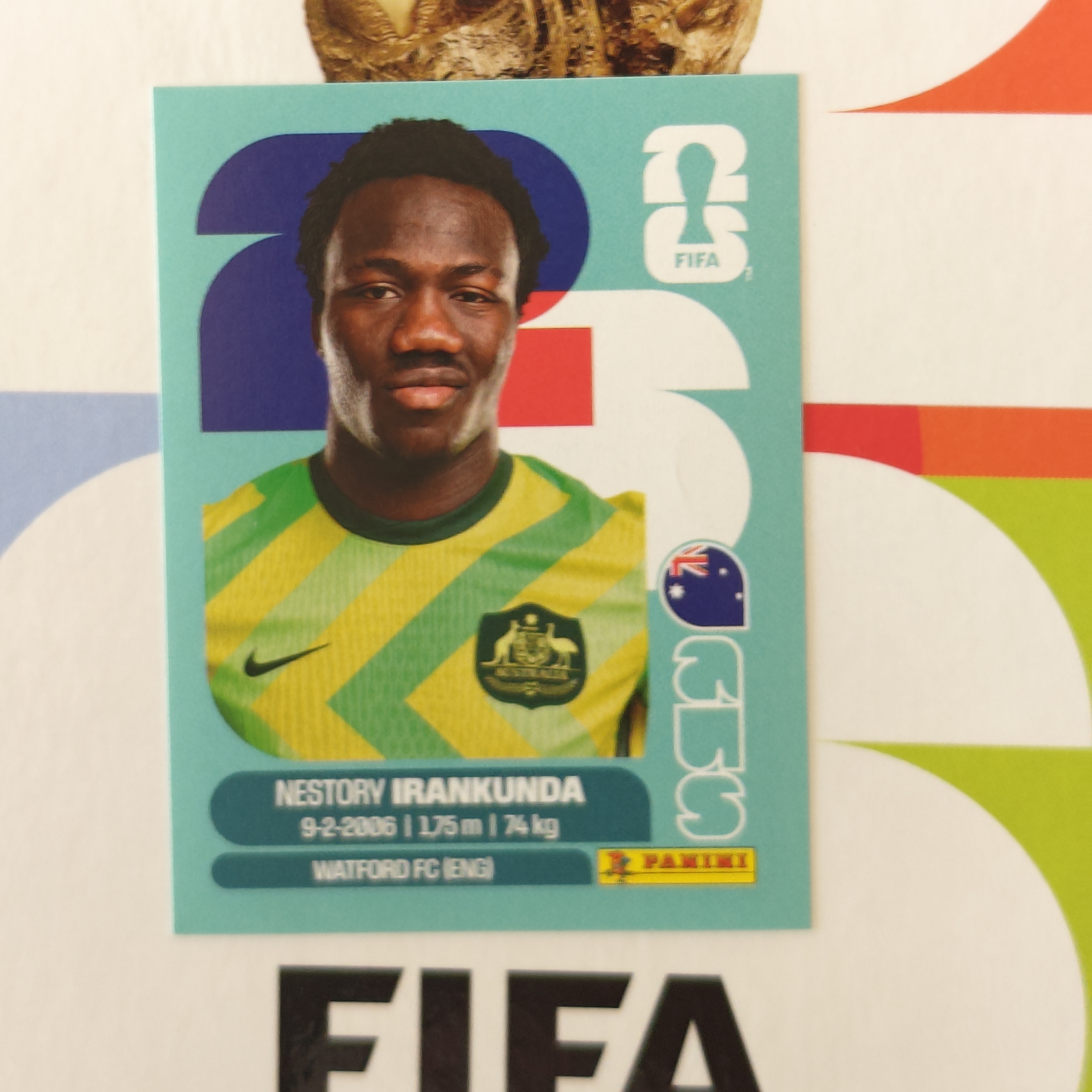AUS19 - Australia - Nestory Irankunda - FIFA World Cup 2026™ - Panini Sticker