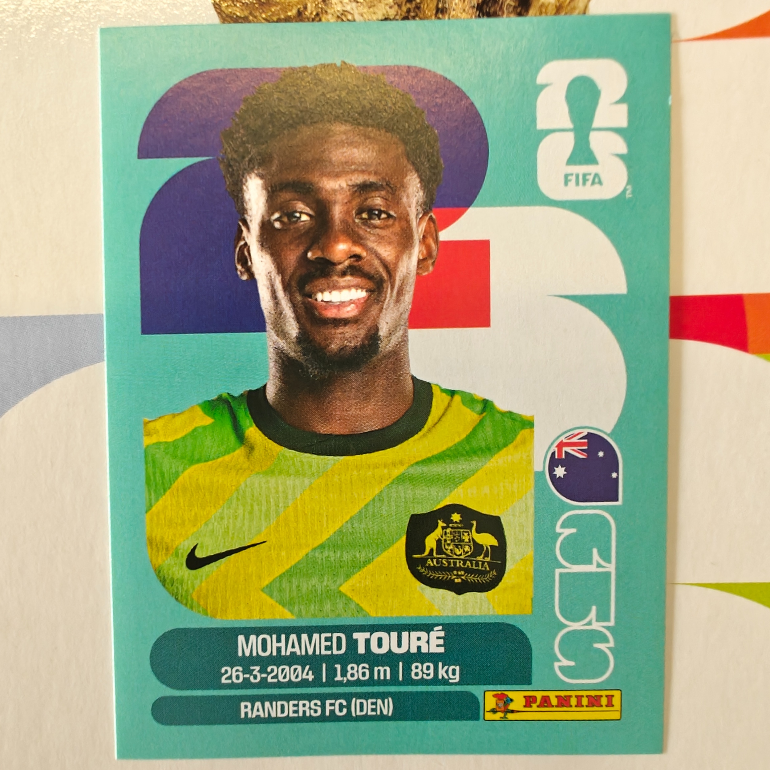 AUS20 - Australia - Mohamed Touré - FIFA World Cup 2026™ - Panini Sticker
