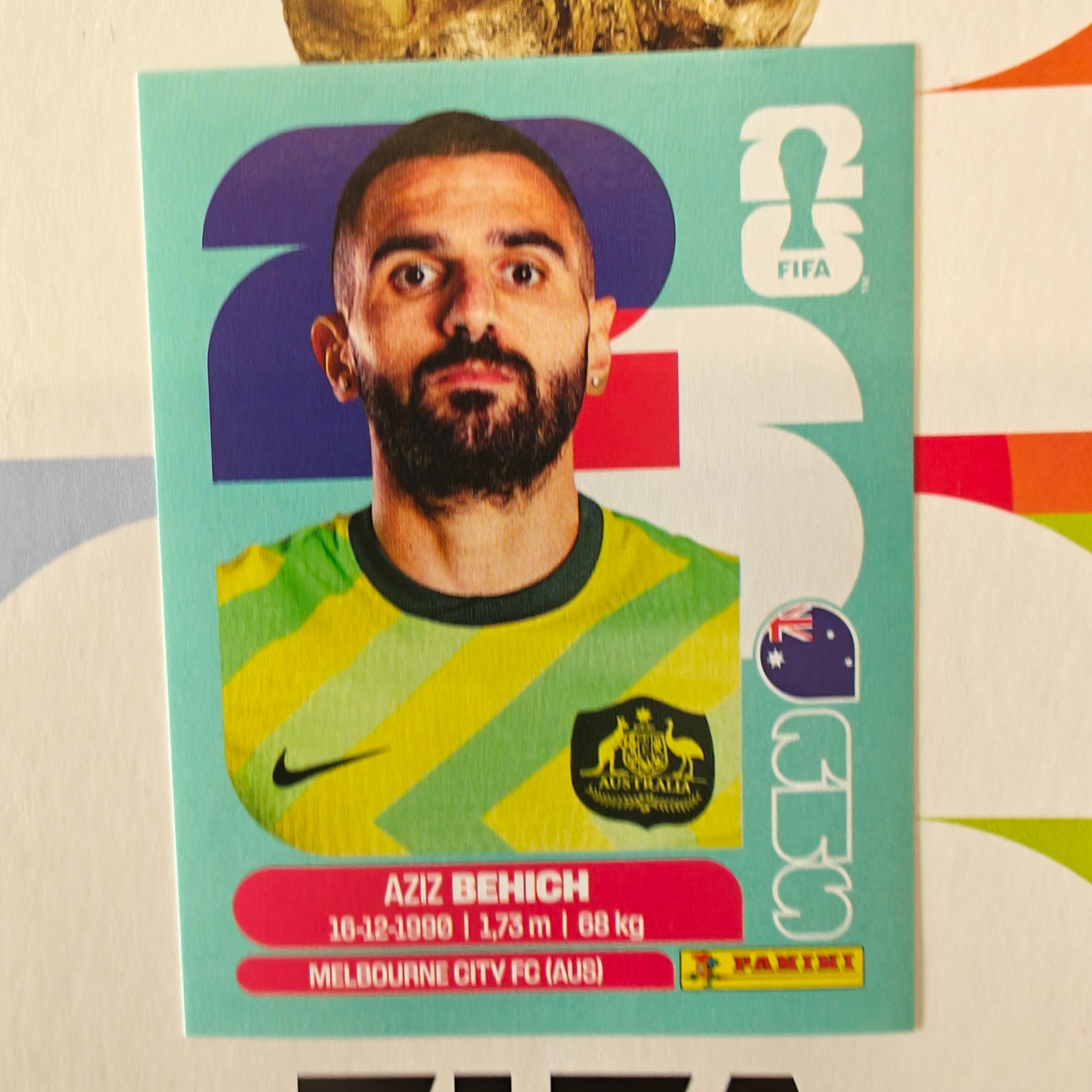 AUS7 - Australia - Aziz Behich - FIFA World Cup 2026™ - Panini Sticker