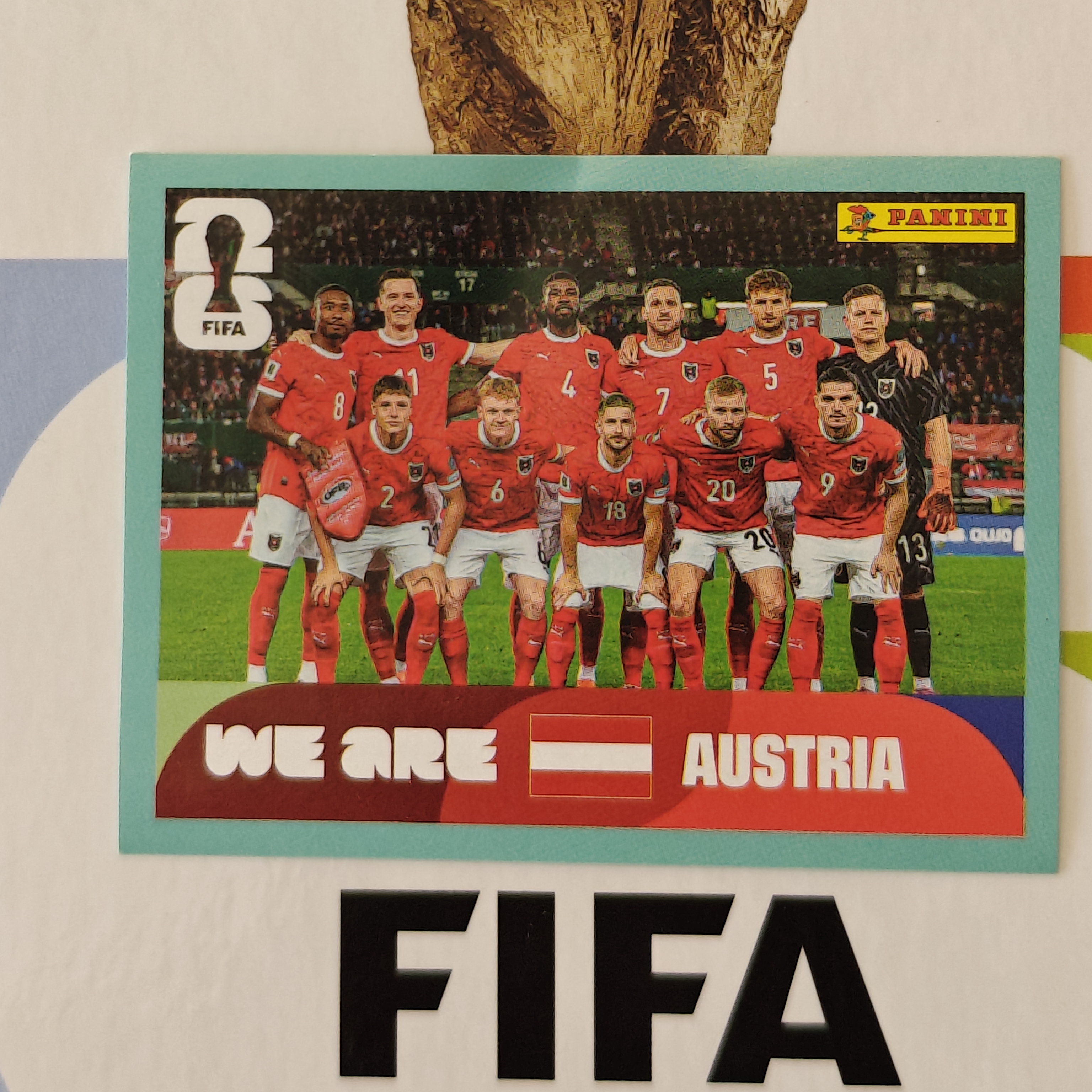 AUT13 - Austria - Team Photo - FIFA World Cup 2026™ - Panini Sticker