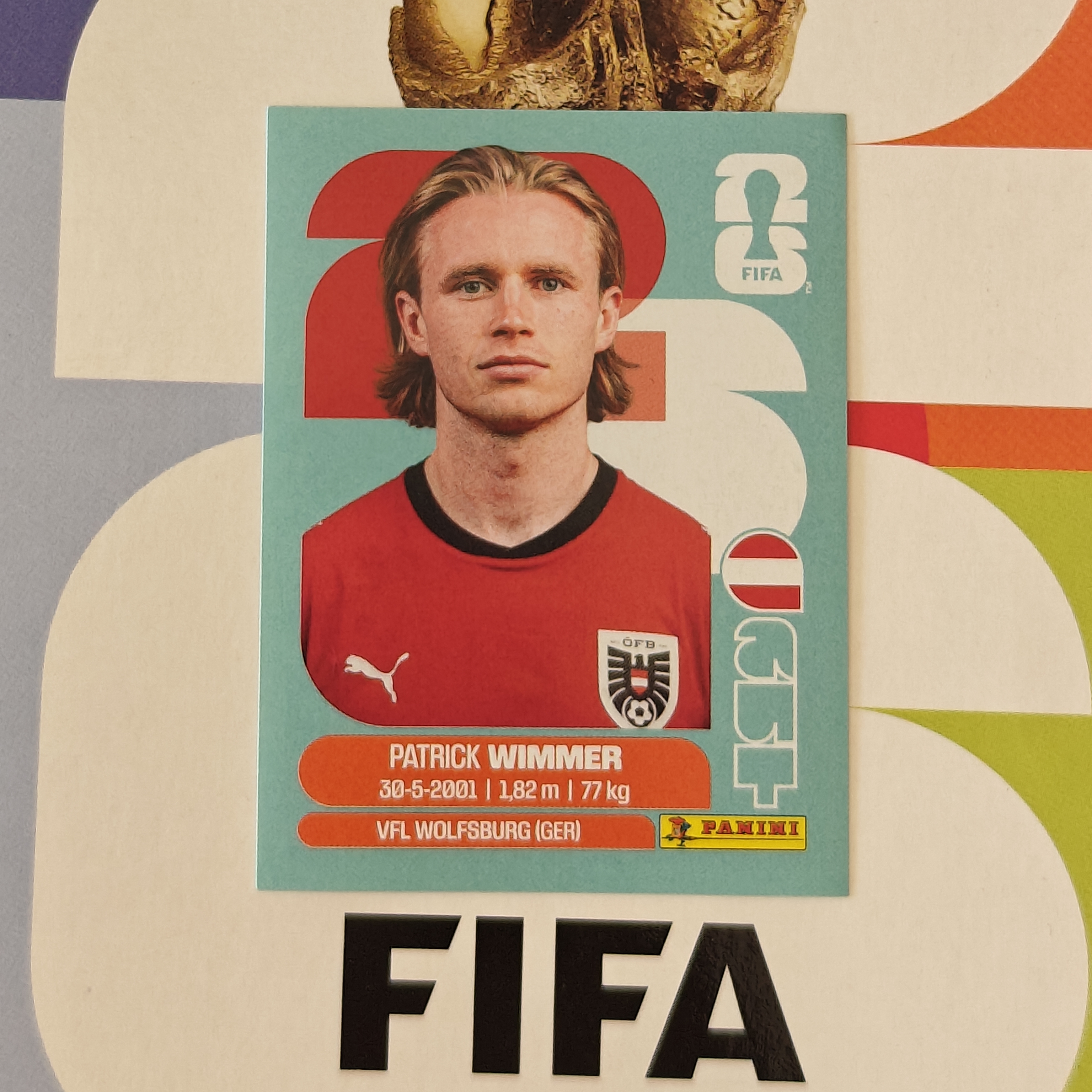 AUT17 - Austria - Patrick Wimmer - FIFA World Cup 2026™ - Panini Sticker