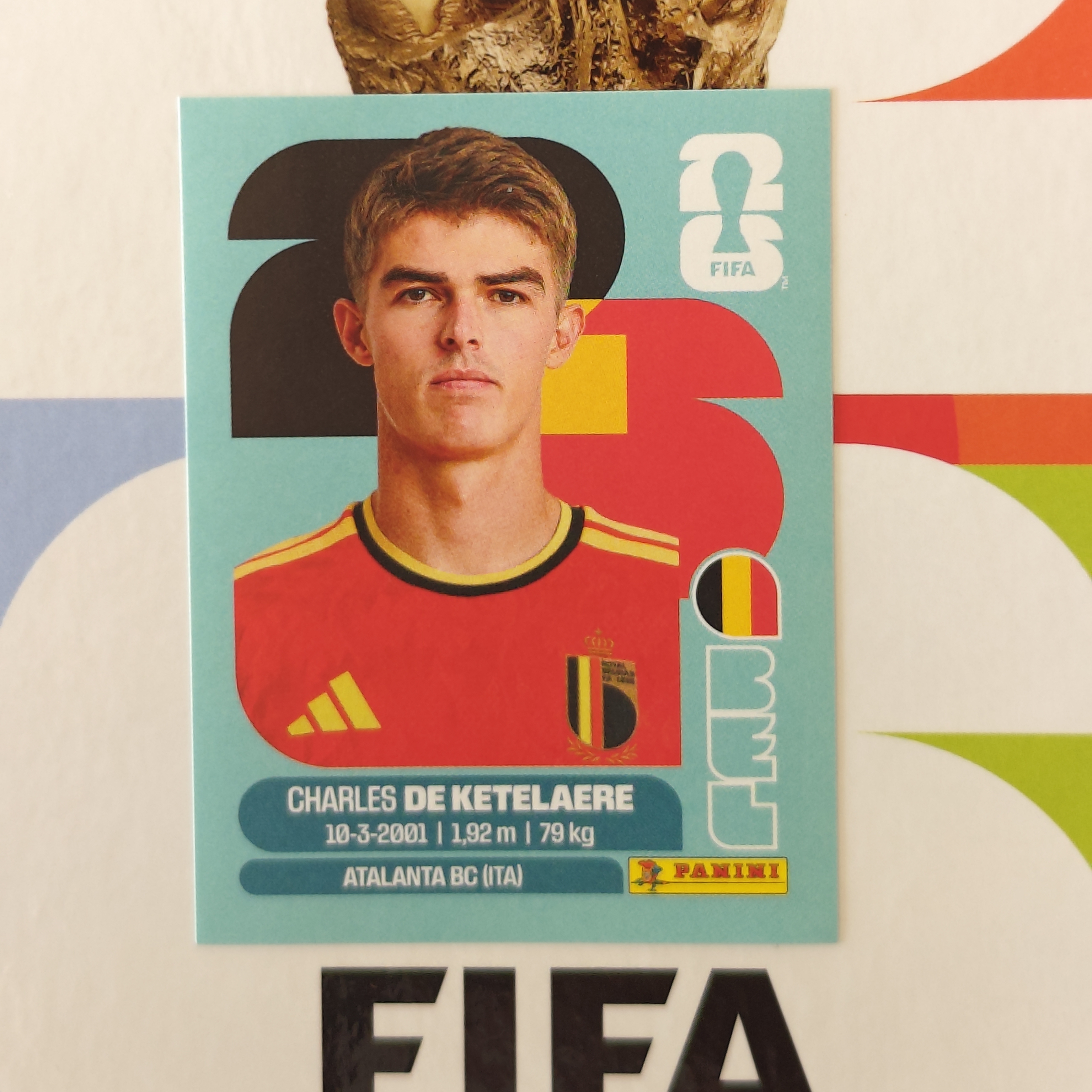 BEL17 - Belgium - Charles De Ketelaere - FIFA World Cup 2026™ - Panini Sticker