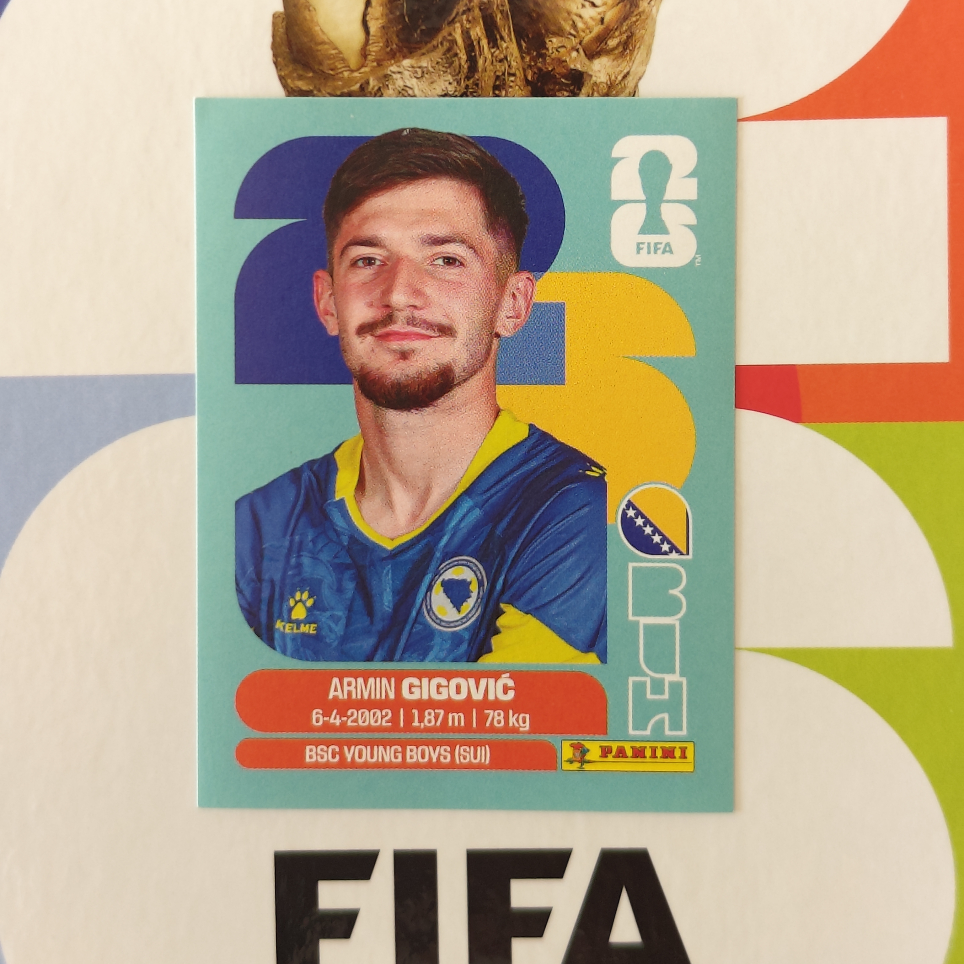 BIH10 - Bosnia and Herzegovina - Armin Gigovic - FIFA World Cup 2026™ - Panini Sticker