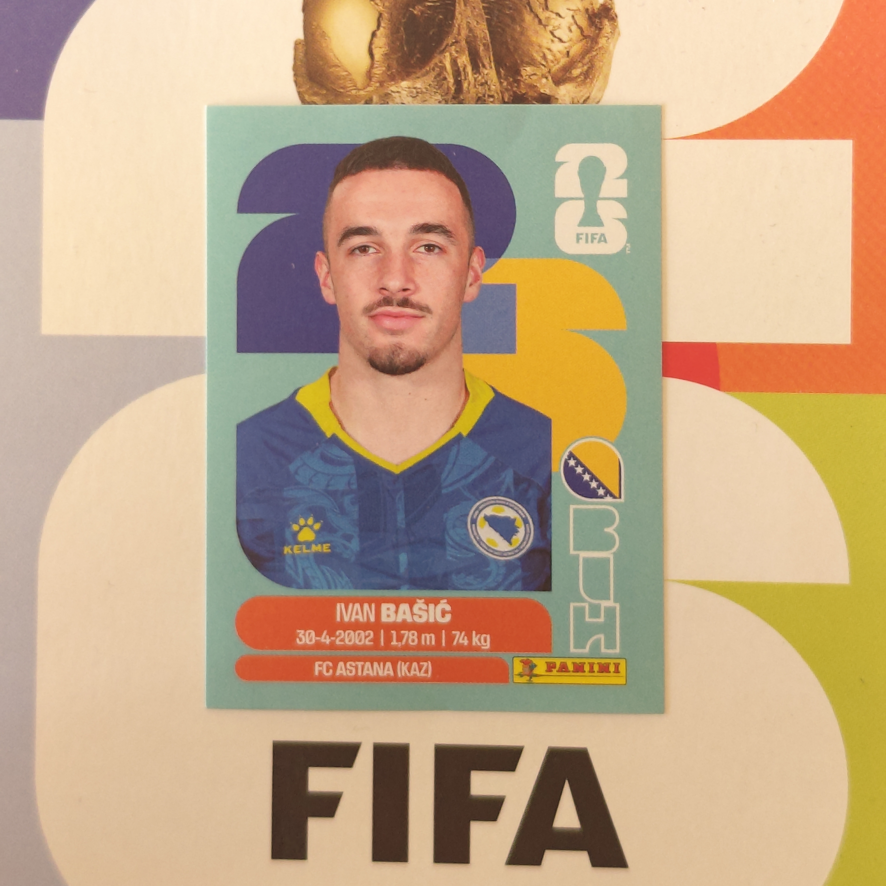 BIH12 - Bosnia and Herzegovina - Ivan Basic - FIFA World Cup 2026™ - Panini Sticker