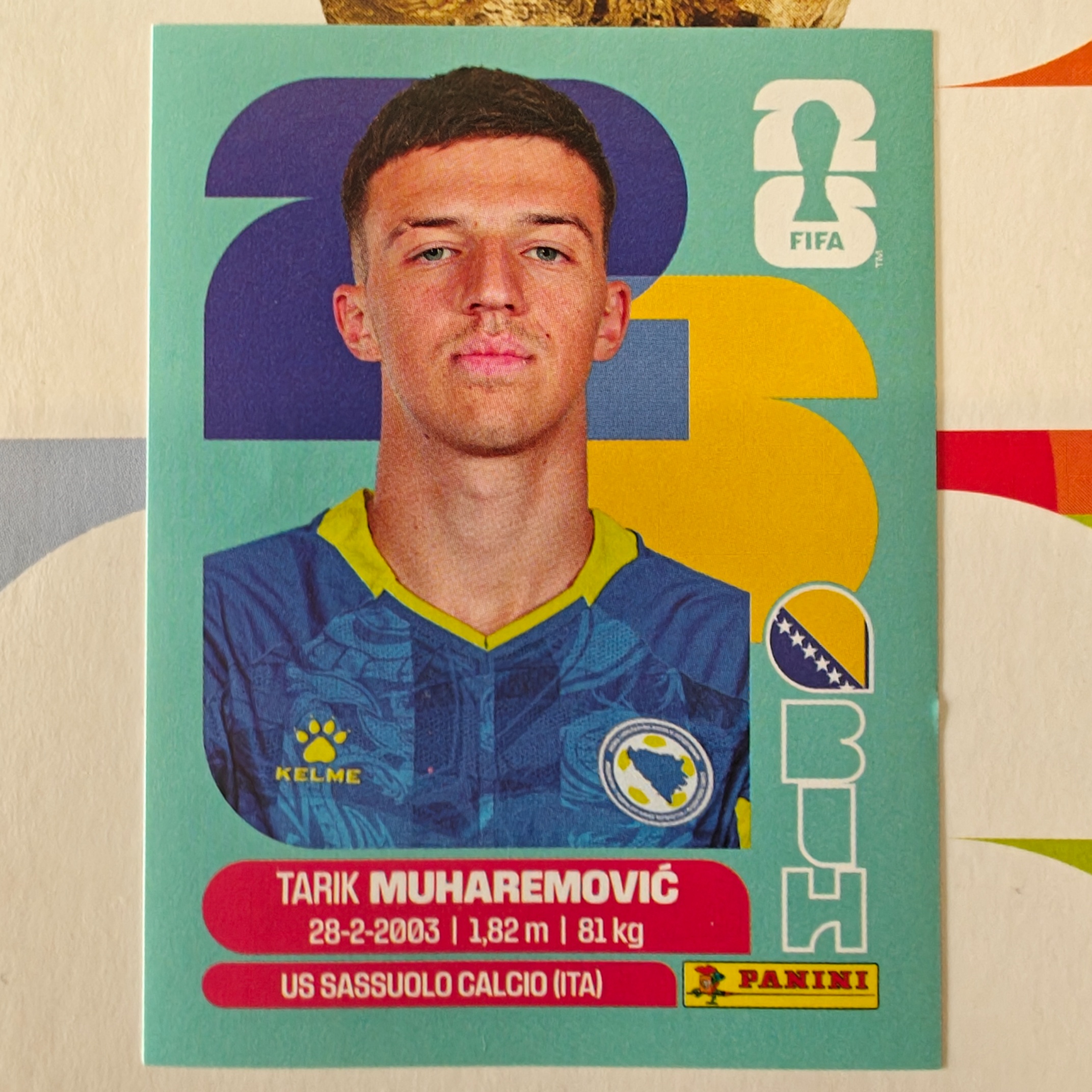 BIH5 - Bosnia and Herzegovina - Tarik Muharemovic - FIFA World Cup 2026™ - Panini Sticker