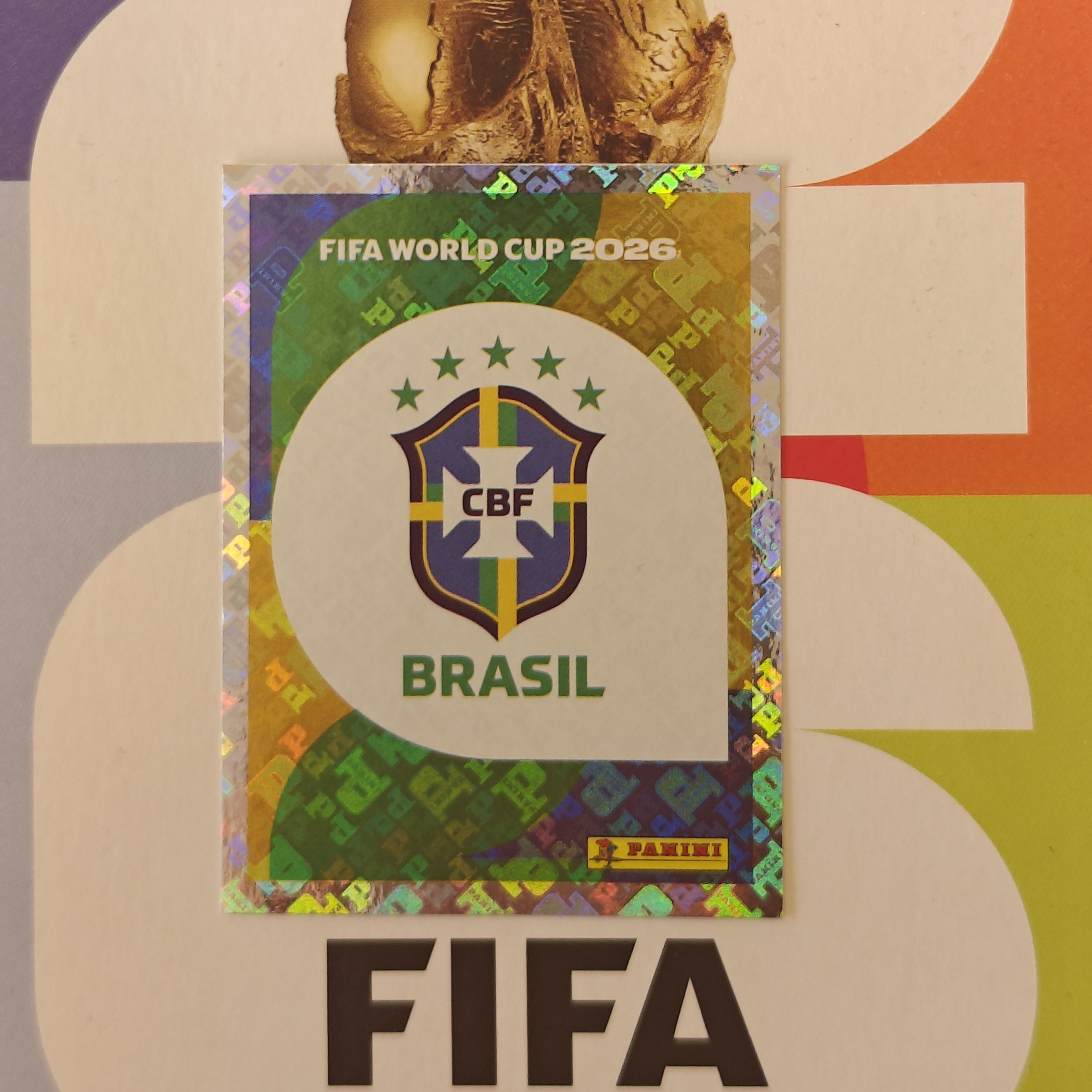 BRA1 - Brazil - Emblem - FIFA World Cup 2026™ - Panini Foil Sticker