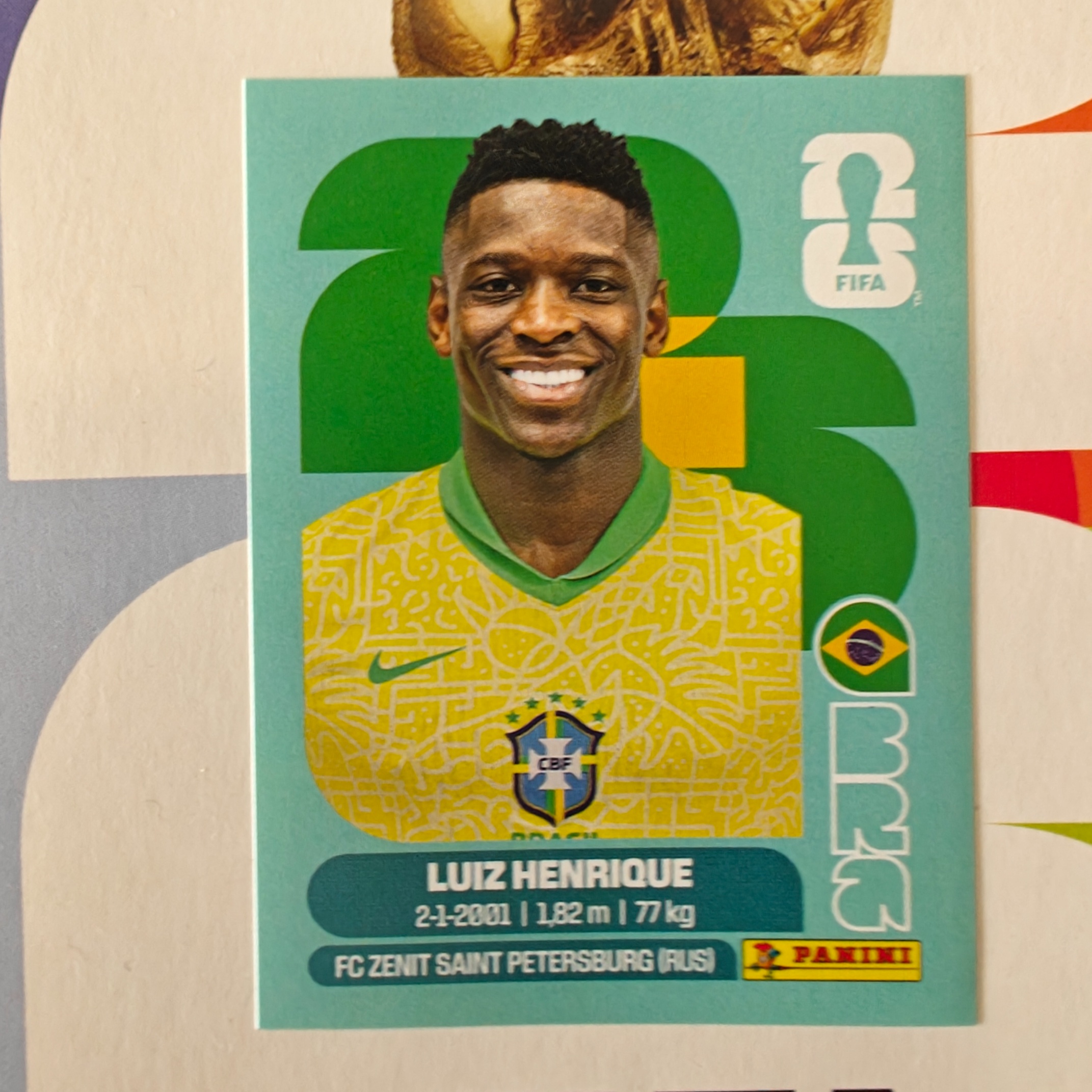 BRA12 - Brazil - Luiz Henrique - FIFA World Cup 2026™ - Panini Sticker