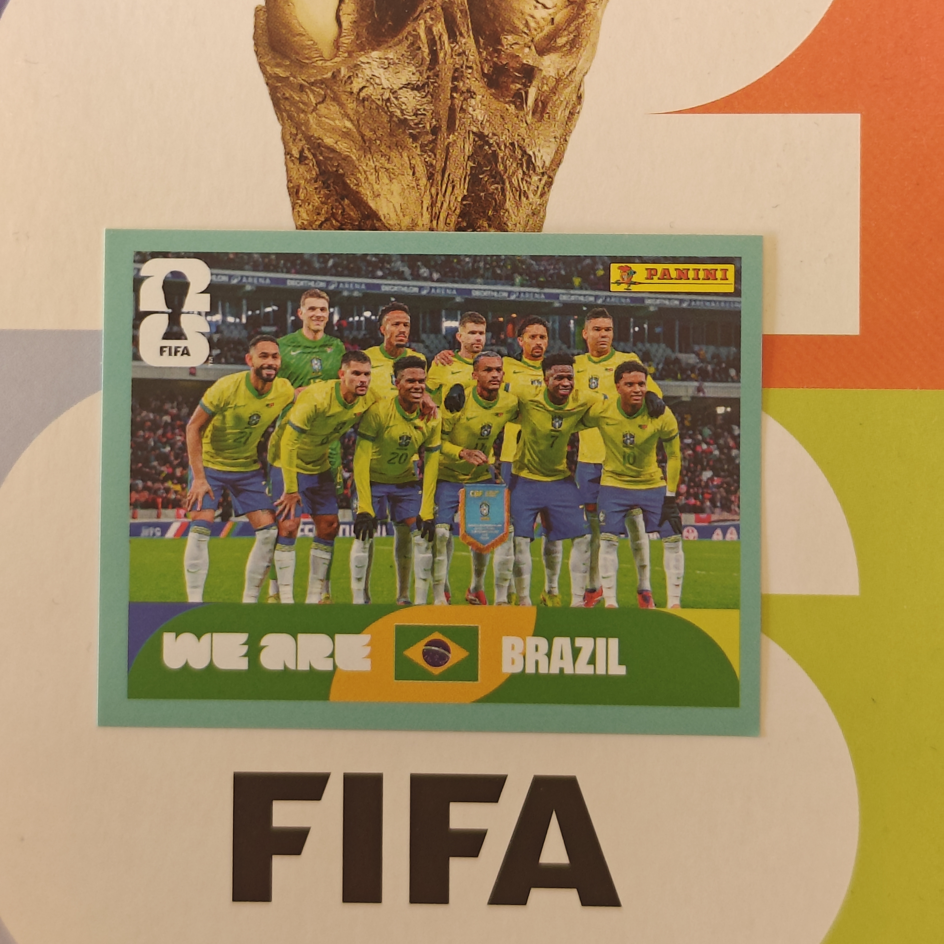 BRA13 - Brazil - Team Photo - FIFA World Cup 2026™ - Panini Sticker
