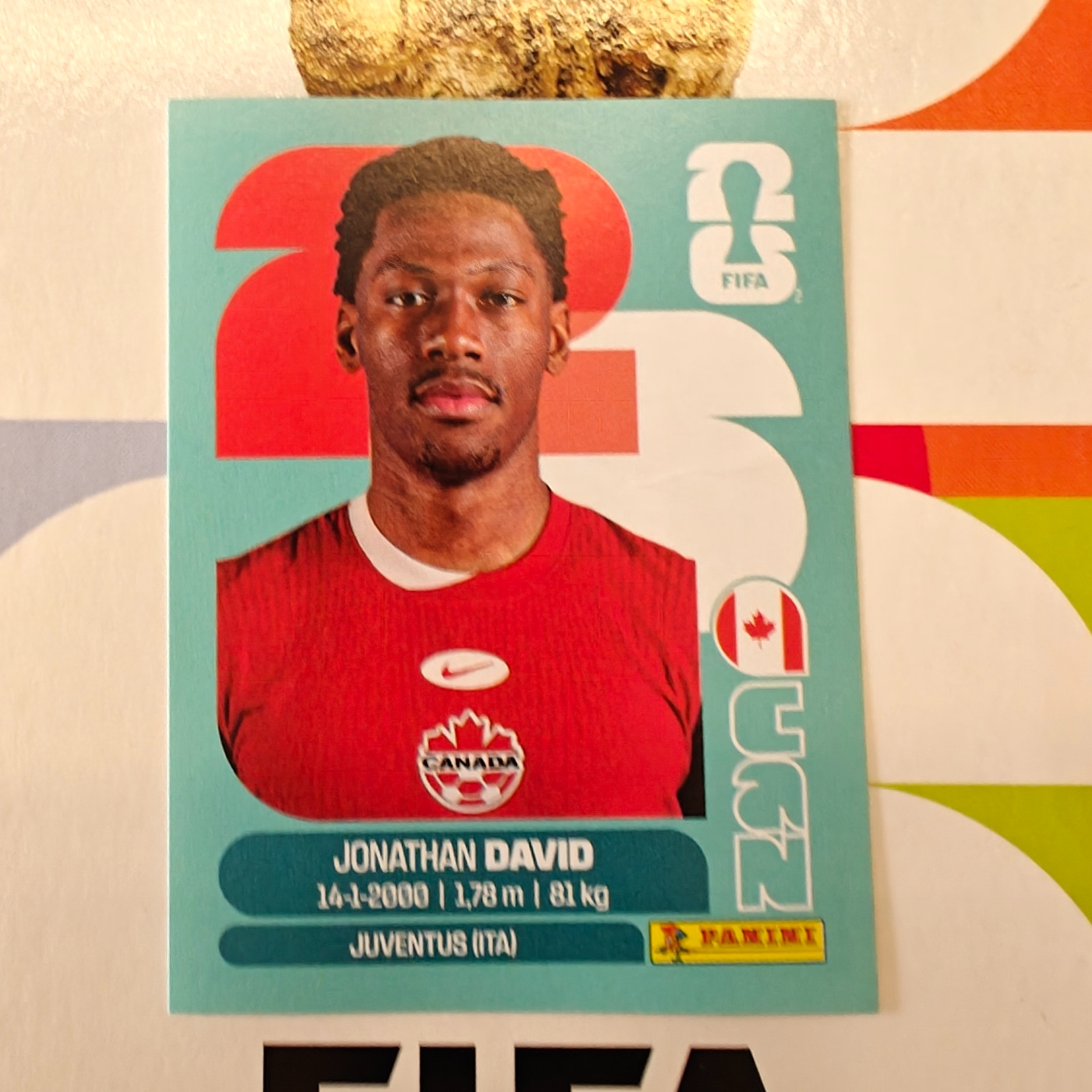 CAN20 - Canada - Jonathan David - FIFA World Cup 2026™ - Panini Sticker