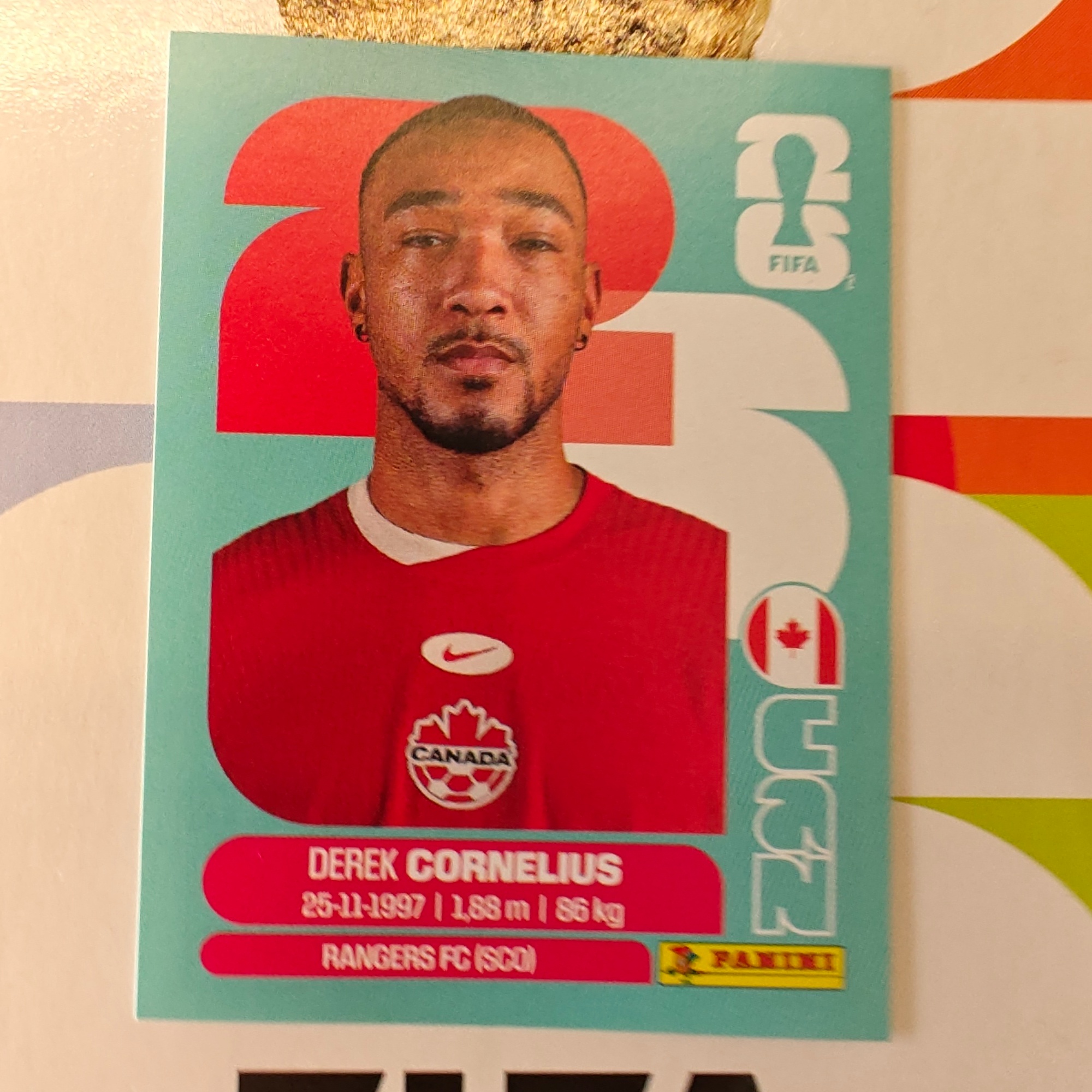 CAN7 - Canada - Derek Cornelius - FIFA World Cup 2026™ - Panini Sticker