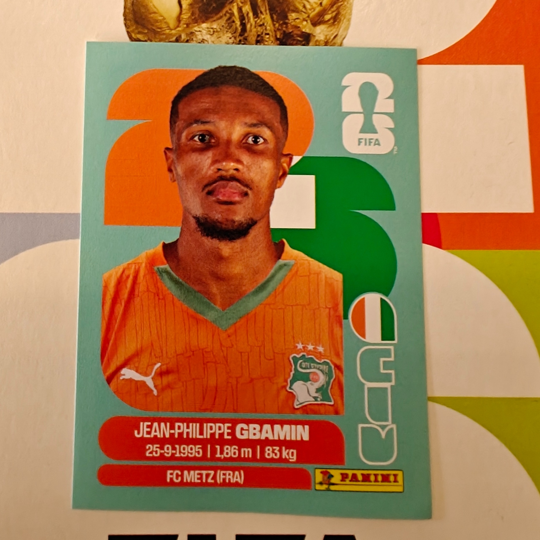 CIV14 - Ivory Coast - Jean-Philippe Gbamin - FIFA World Cup 2026™ - Panini Sticker