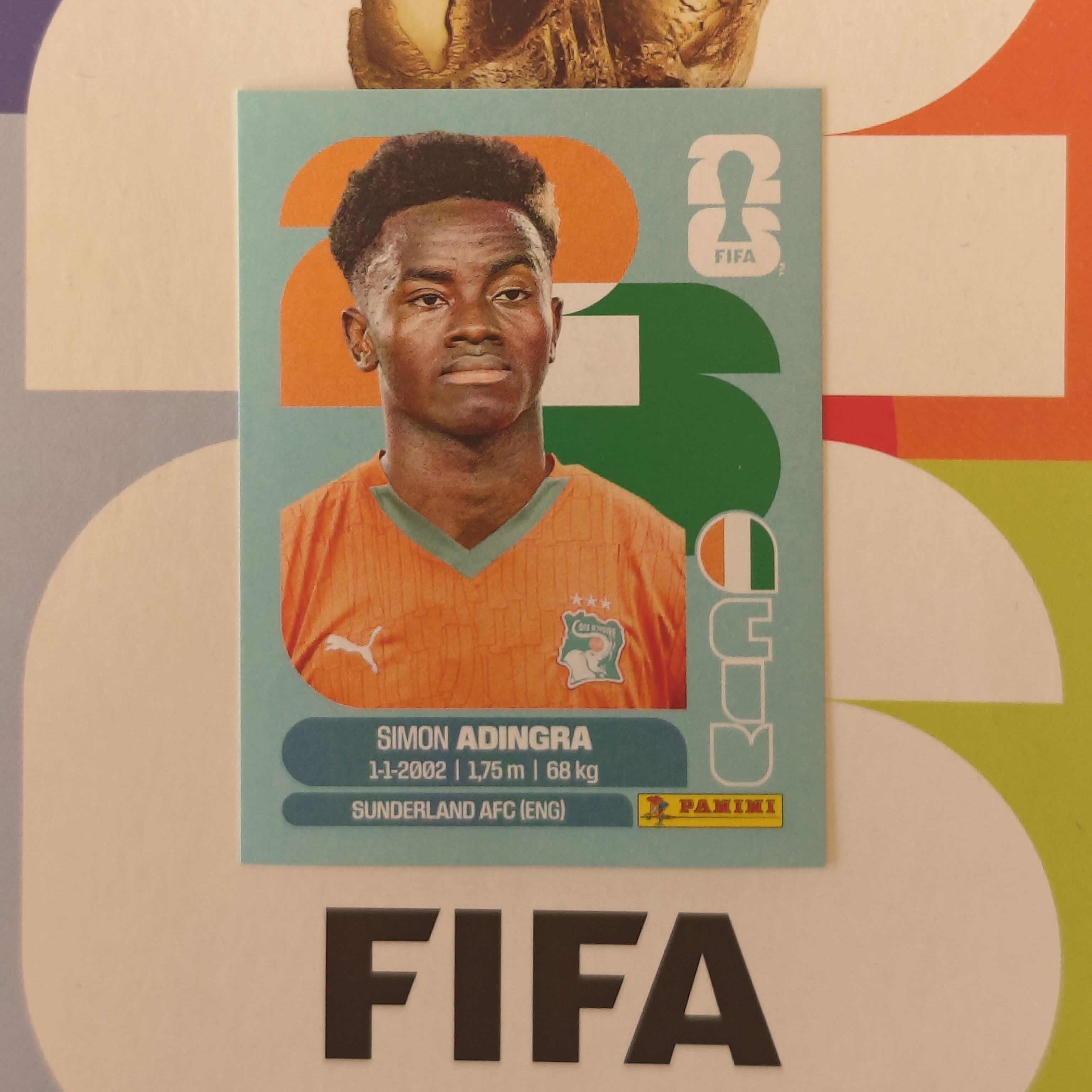 CIV17 - Ivory Coast - Simon Adingra - FIFA World Cup 2026™ - Panini Sticker
