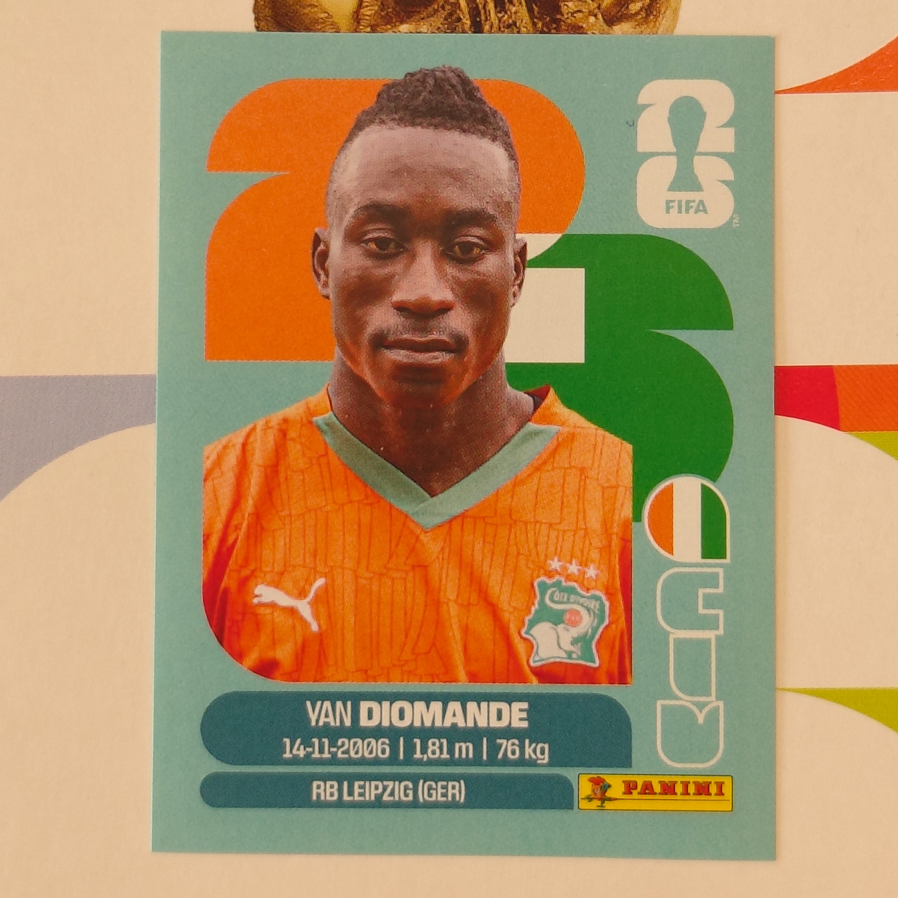CIV18 - Ivory Coast - Yan Diomande - FIFA World Cup 2026™ - Panini Sticker