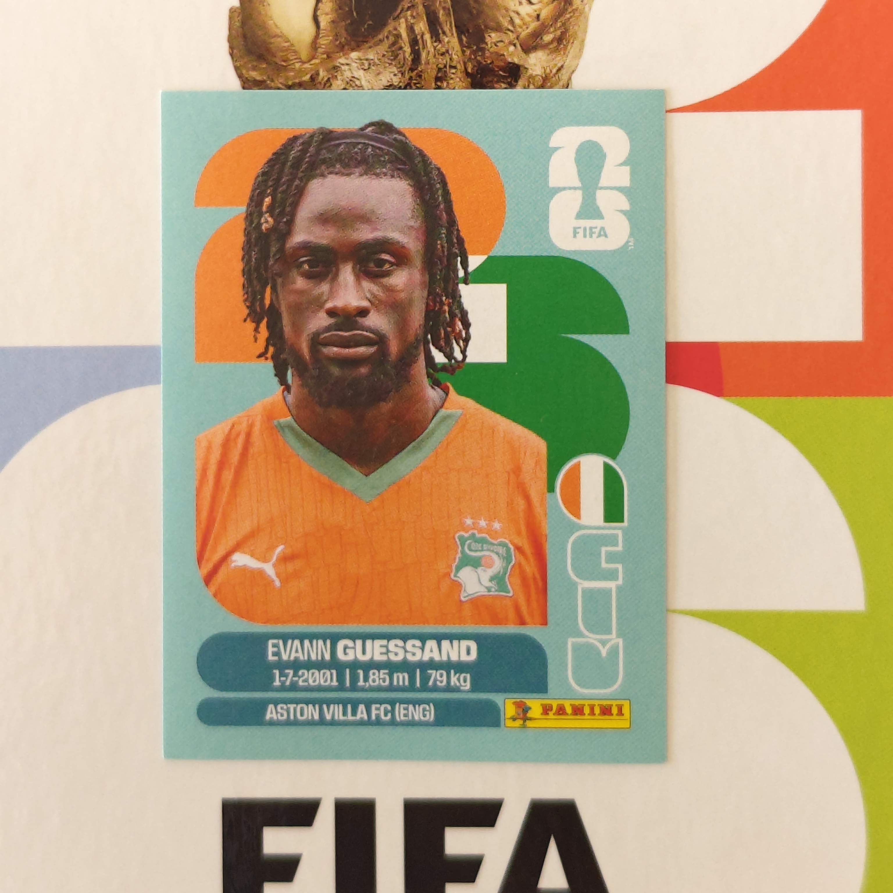 CIV19 - Ivory Coast - Evann Guessand - FIFA World Cup 2026™ - Panini Sticker