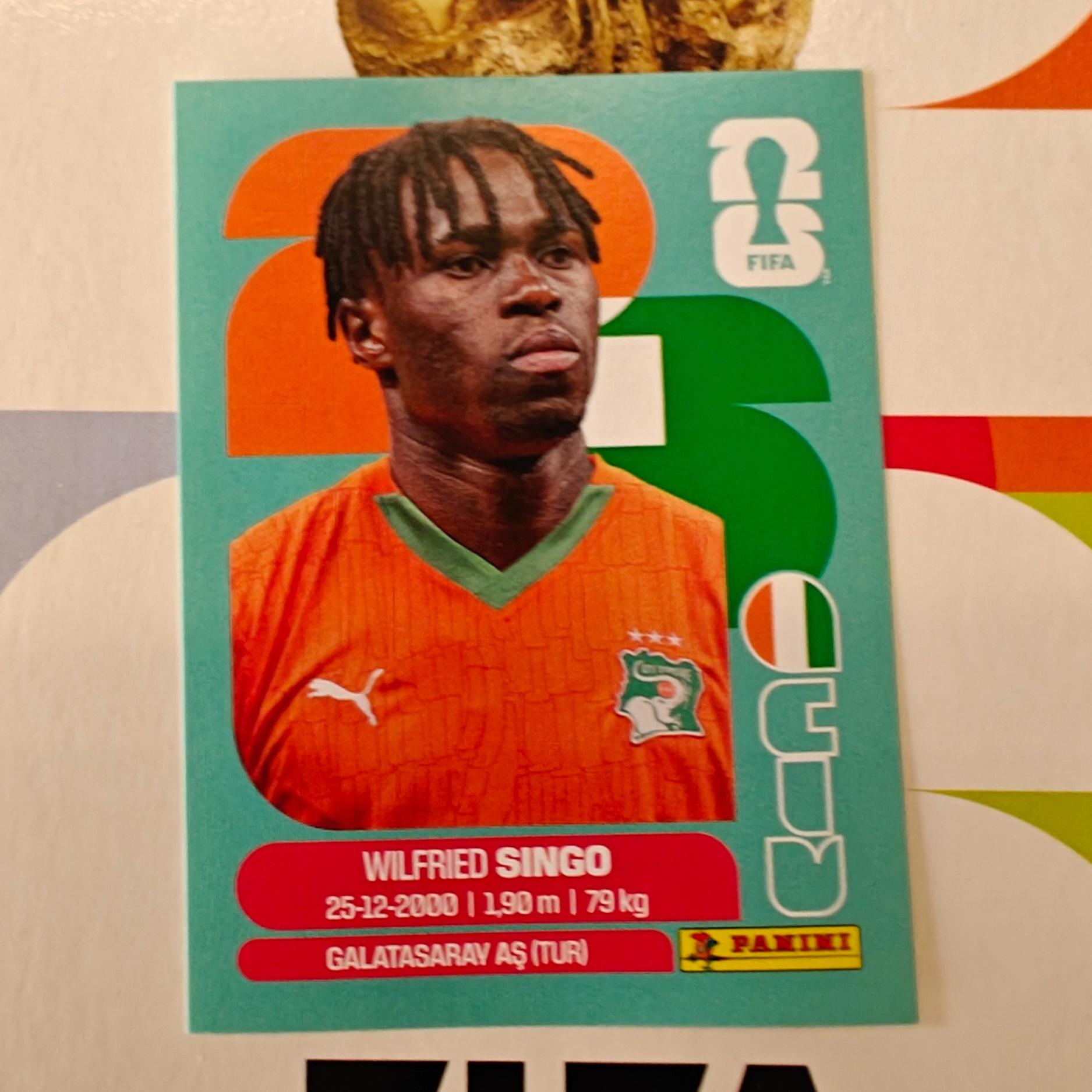 CIV4 - Ivory Coast - Wilfried Singo - FIFA World Cup 2026™ - Panini Sticker