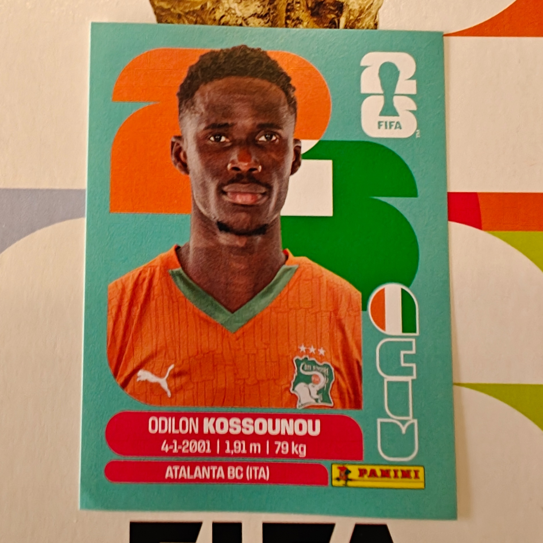 CIV5 - Ivory Coast - Odilon Kossounou - FIFA World Cup 2026™ - Panini Sticker