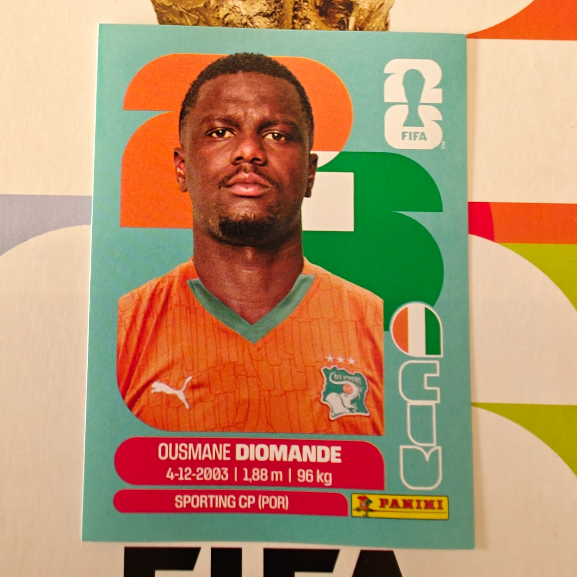 CIV9 - Ivory Coast - Ousmane Diomande - FIFA World Cup 2026™ - Panini Sticker