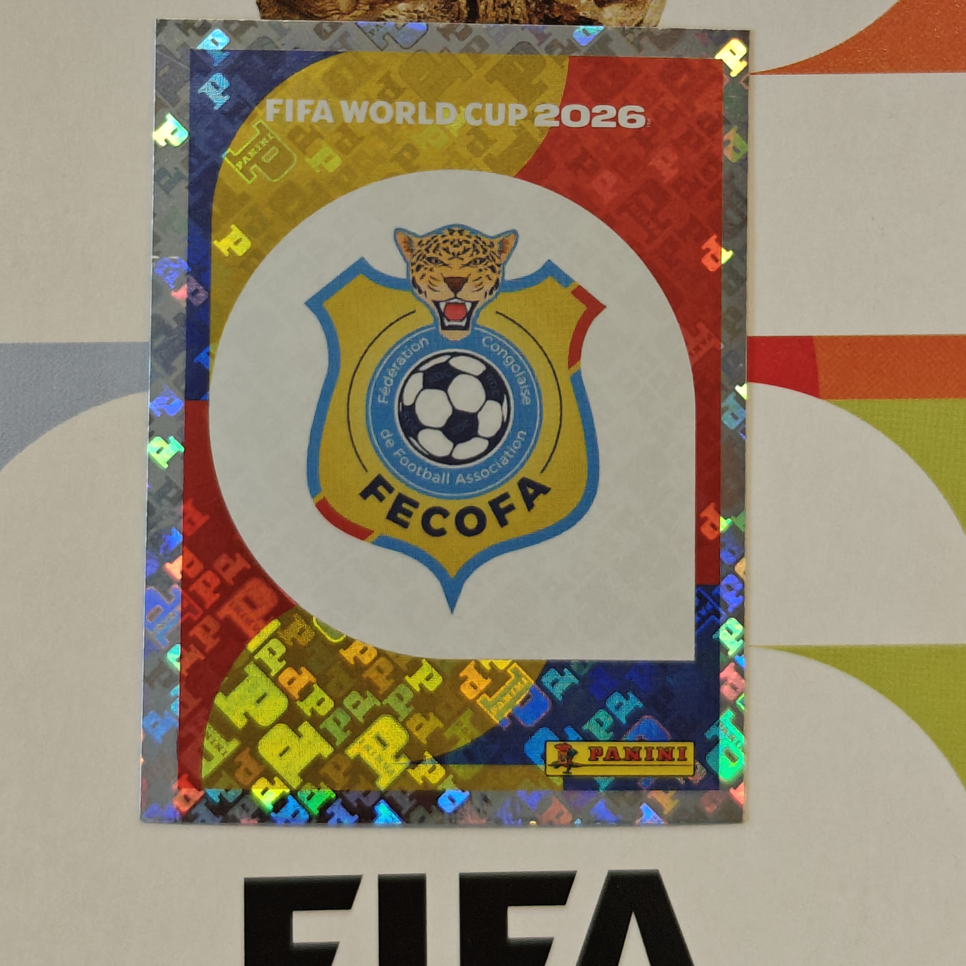 COD1 - Congo DR - Emblem - FIFA World Cup 2026™ - Panini Foil Sticker