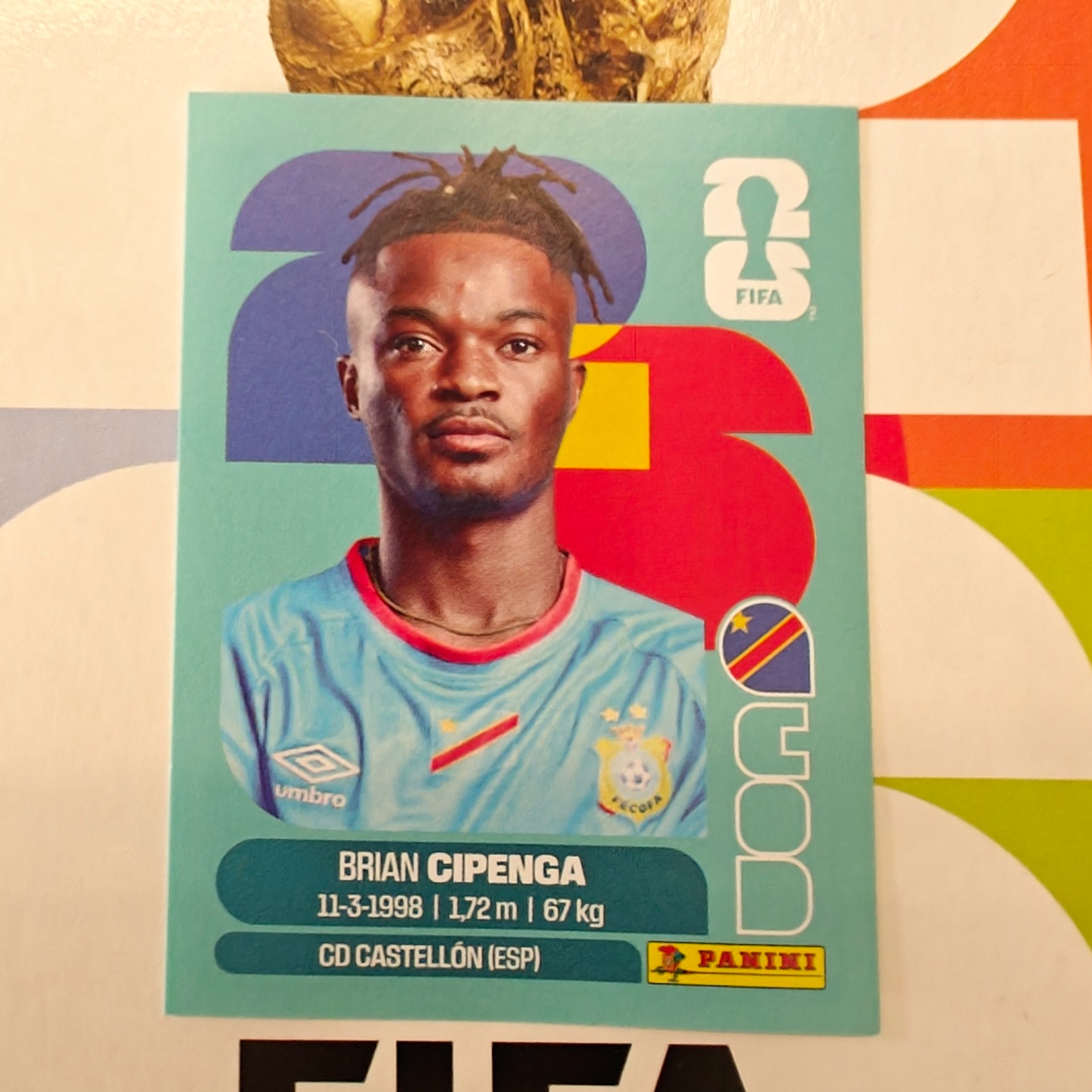 COD17 - Congo DR - Brian Cipenga - FIFA World Cup 2026™ - Panini Sticker