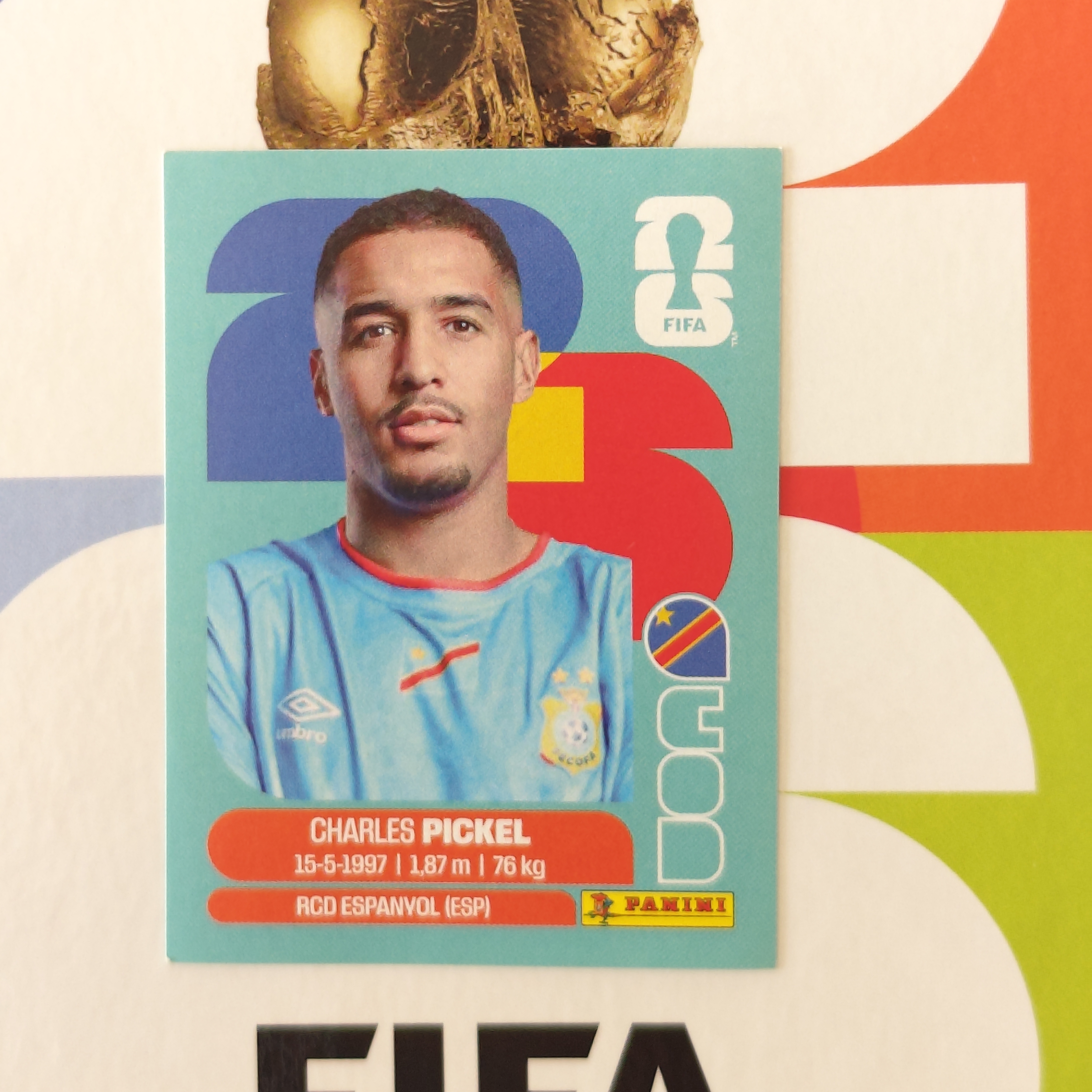 COD8 - Congo DR - Charles Pickel - FIFA World Cup 2026™ - Panini Sticker
