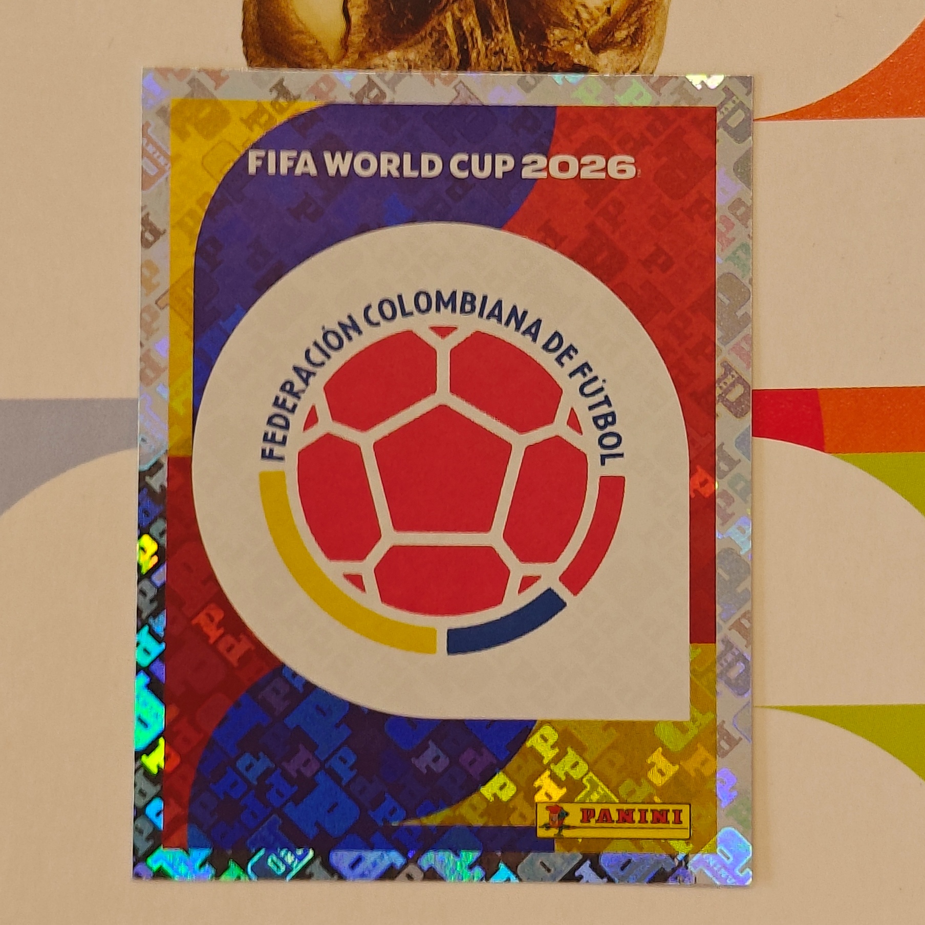 COL1 - Colombia - Emblem - FIFA World Cup 2026™ - Panini Foil Sticker