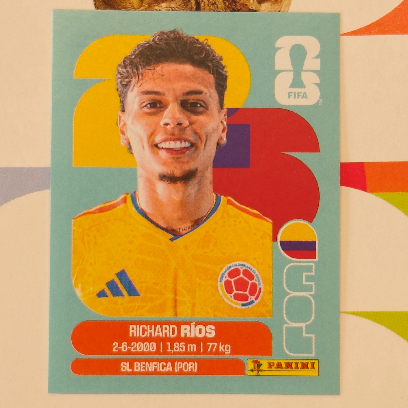 COL12 - Colombia - Richard Rios - FIFA World Cup 2026™ - Panini Sticker