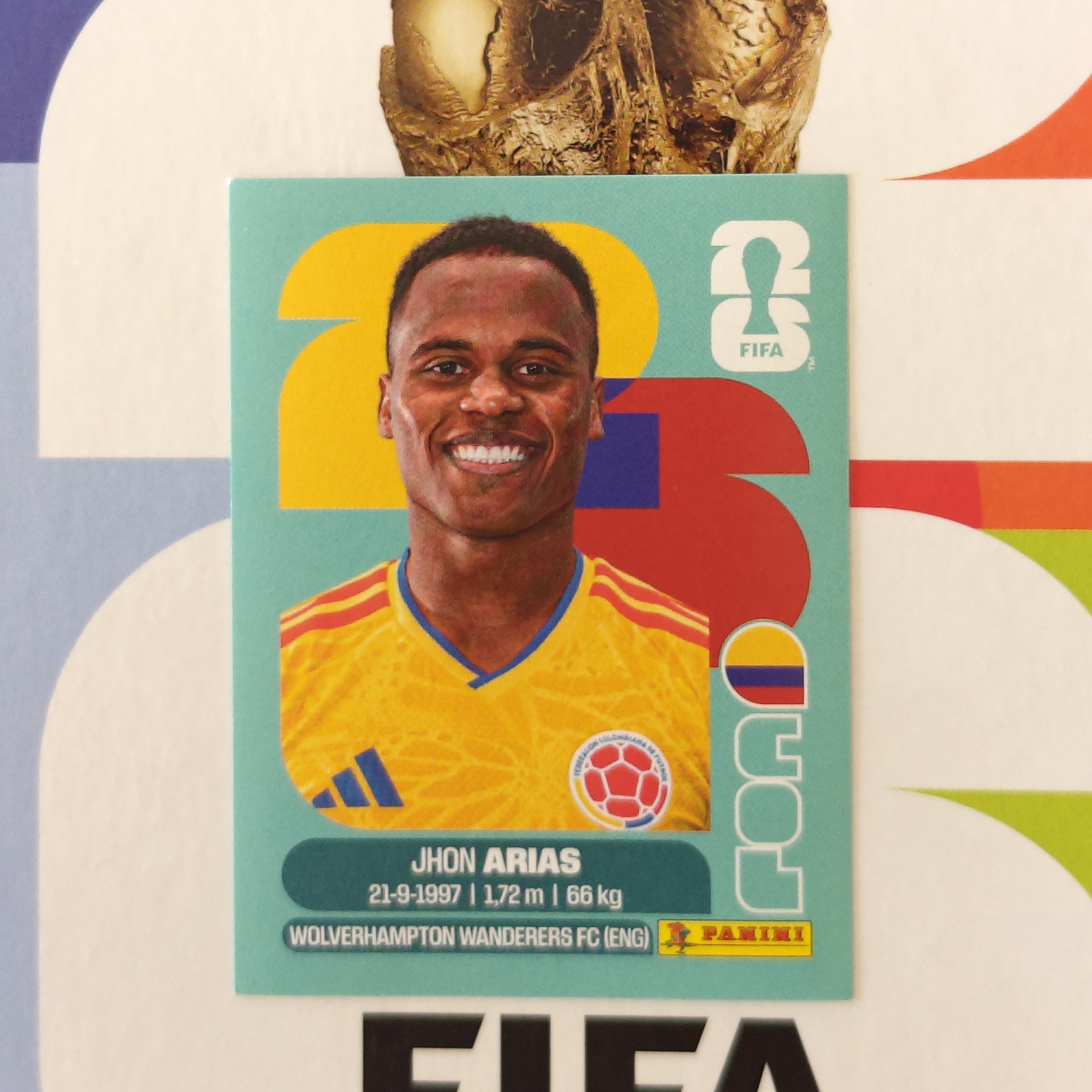 COL17 - Colombia - Jon Arias - FIFA World Cup 2026™ - Panini Sticker
