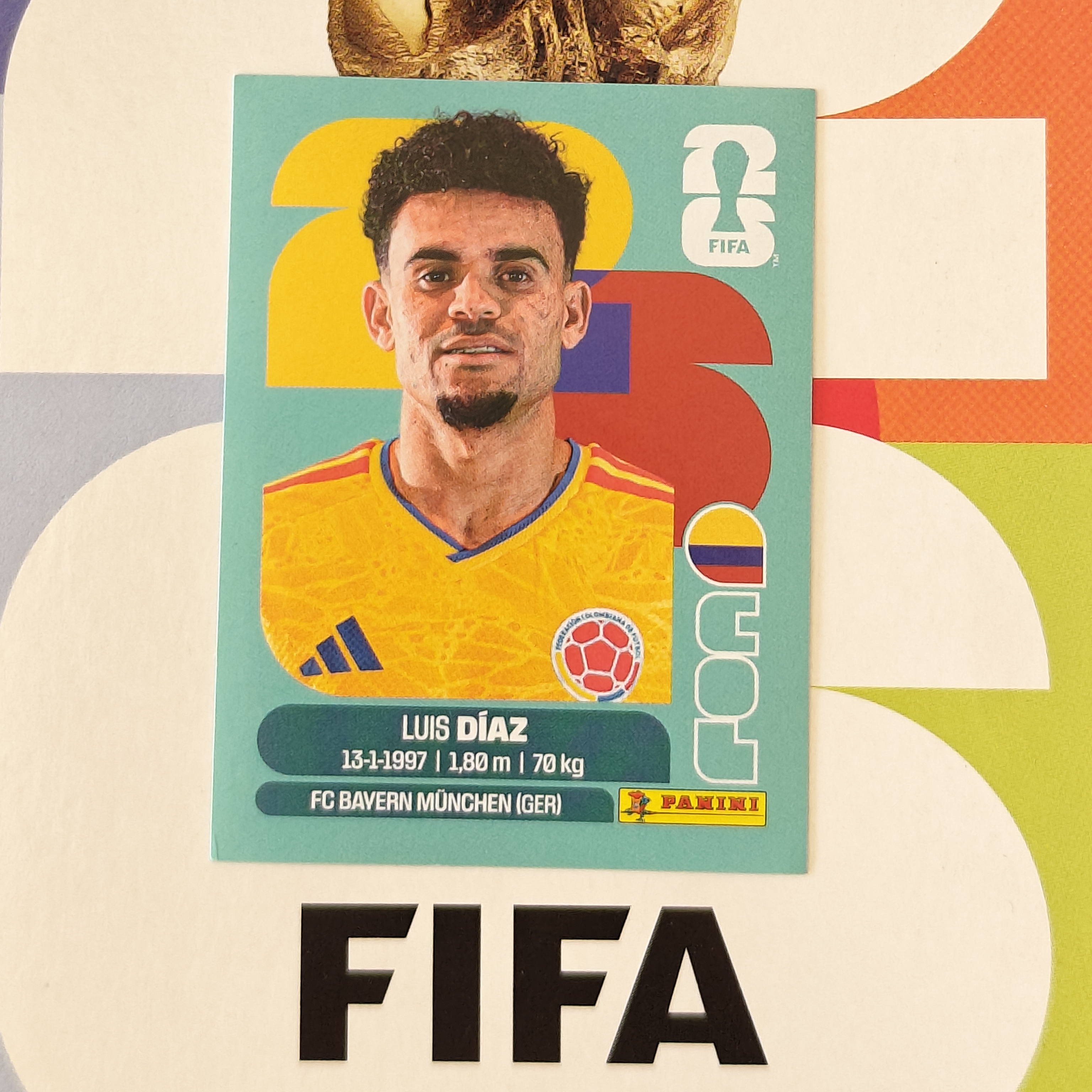 COL20 - Colombia - Luis Diaz - FIFA World Cup 2026™ - Panini Sticker