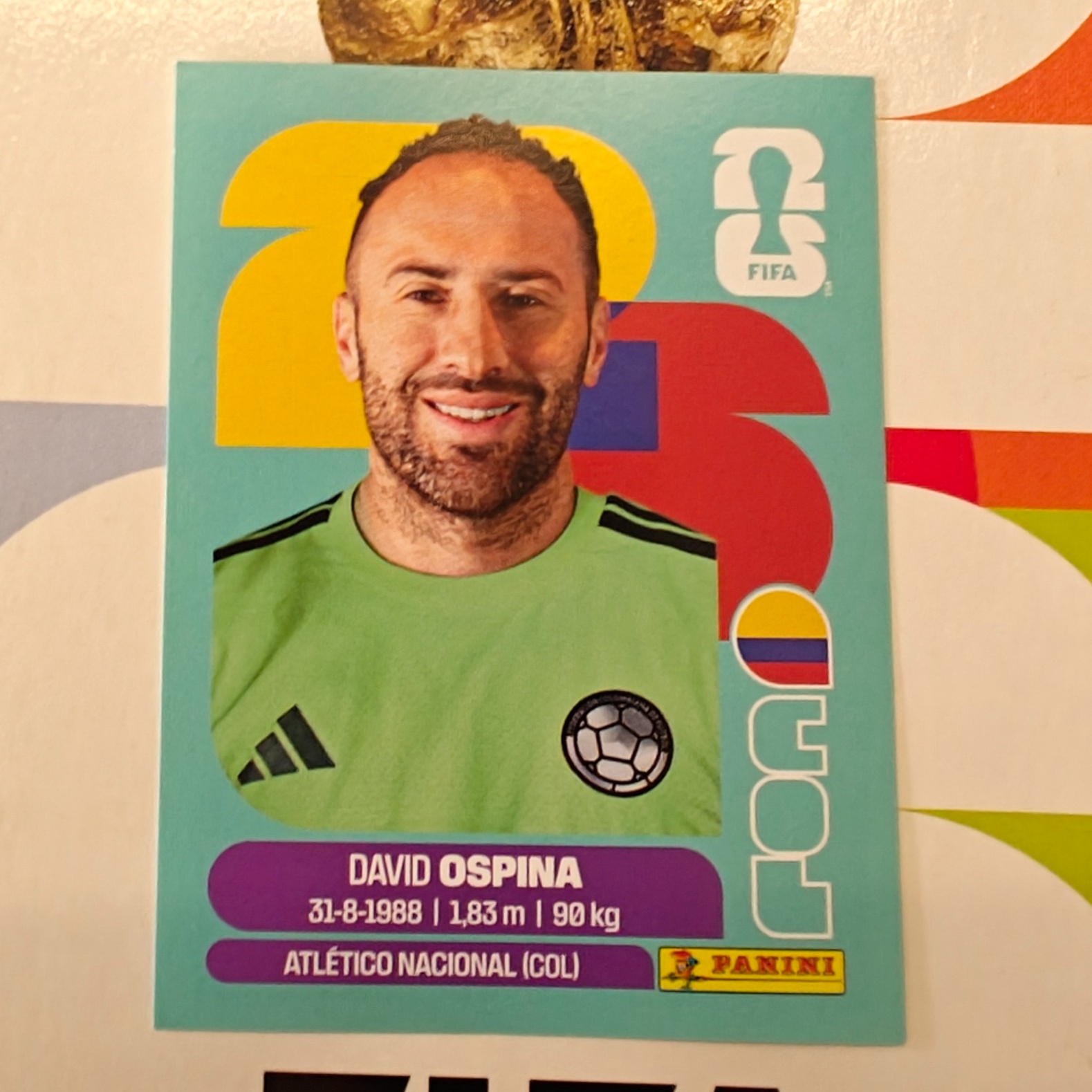 COL3 - Colombia - David Ospina - FIFA World Cup 2026™ - Panini Sticker