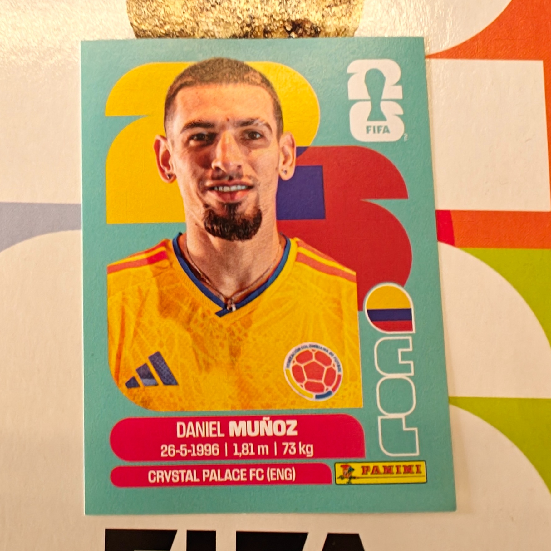 COL6 - Colombia - Daniel Munoz - FIFA World Cup 2026™ - Panini Sticker