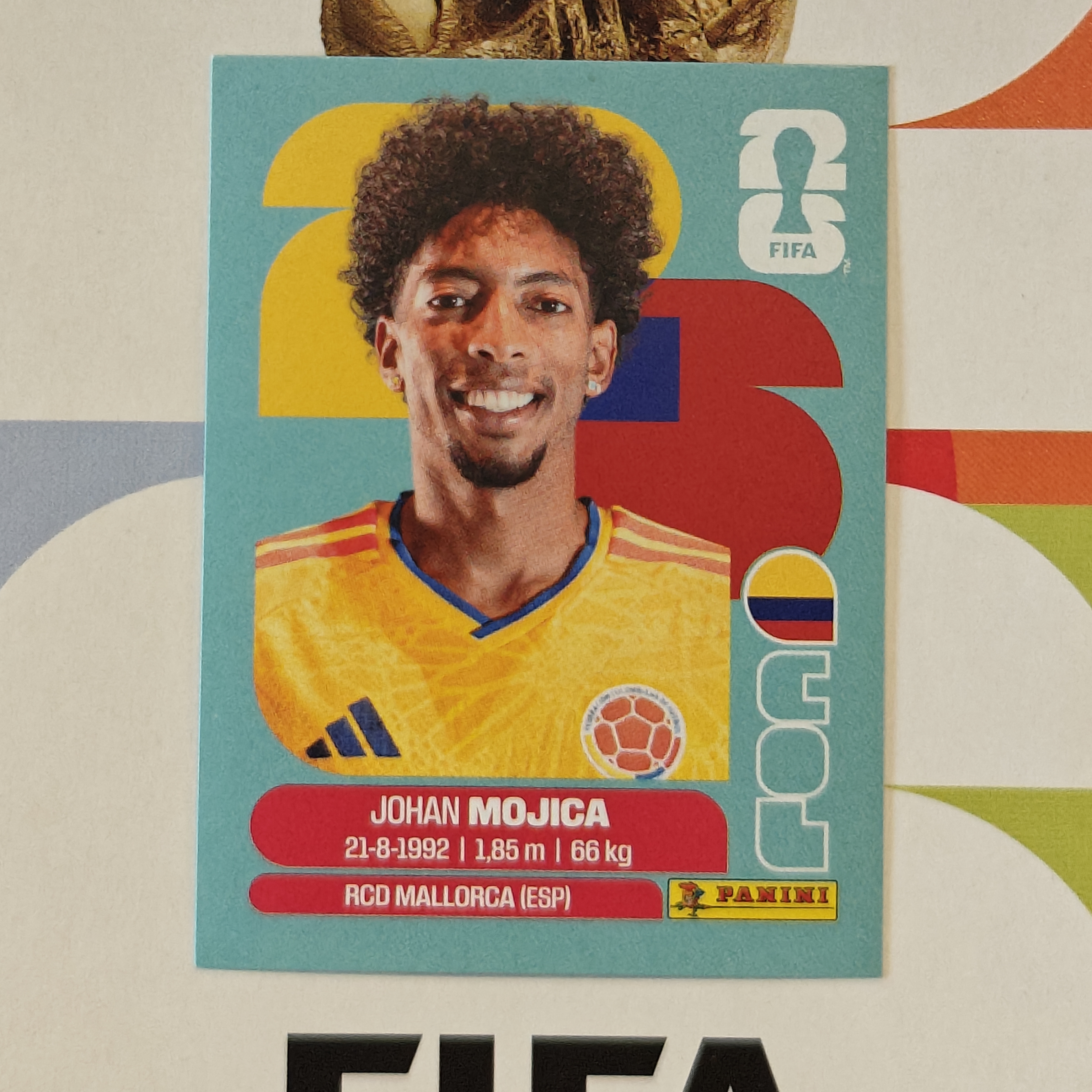 COL7 - Colombia - Johan Mojica - FIFA World Cup 2026™ - Panini Sticker