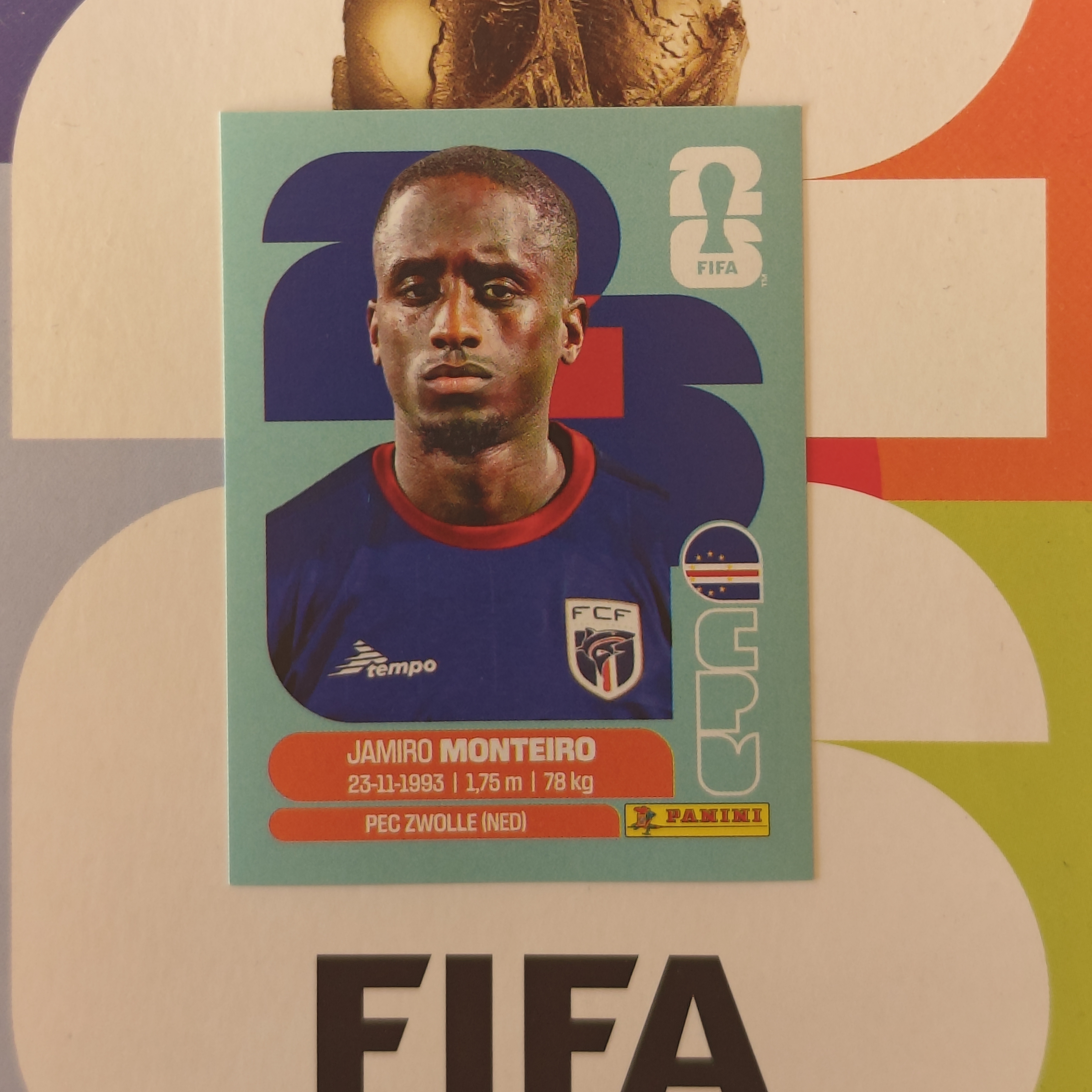 CPV12 - Cape Verde - Jamiro Monteiro - FIFA World Cup 2026™ - Panini Sticker