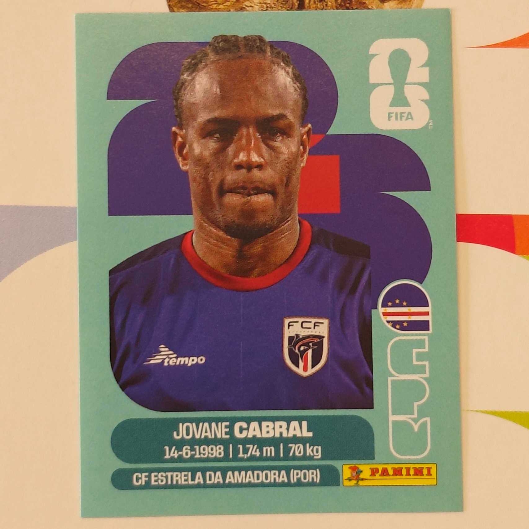 CPV16 - Cape Verde - Jovane Cabral - FIFA World Cup 2026™ - Panini Sticker
