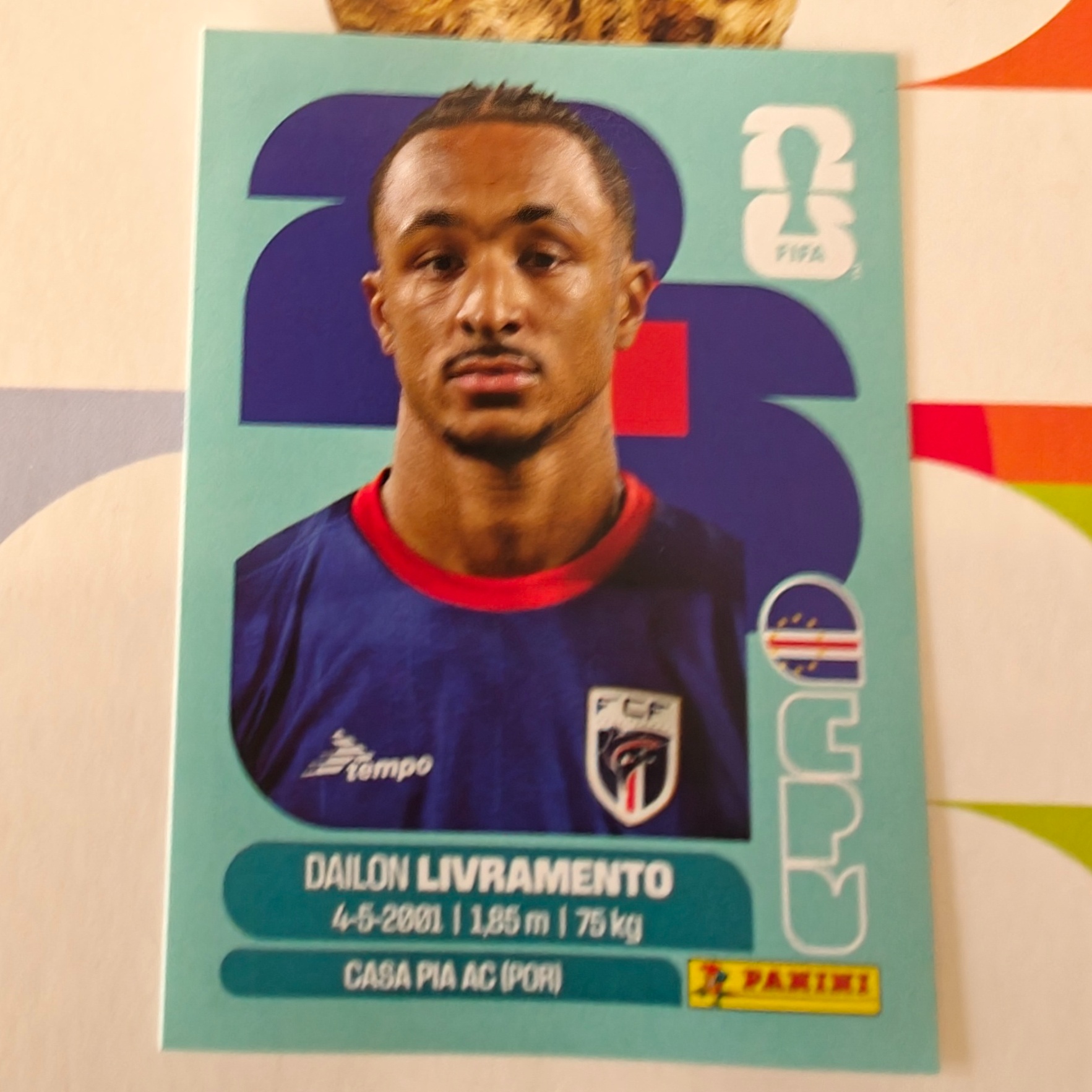 CPV18 - Cape Verde - Dailon Livramento - FIFA World Cup 2026™ - Panini Sticker