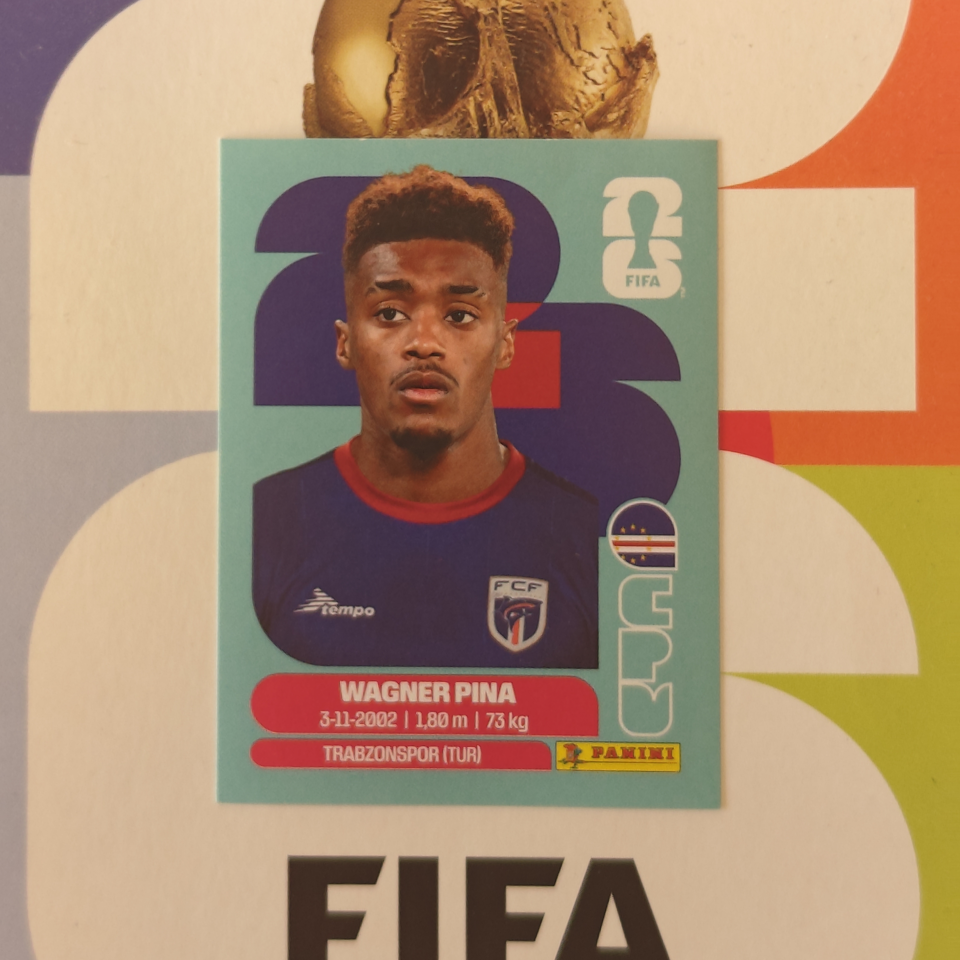 CPV7 - Cape Verde - Wagner Pina - FIFA World Cup 2026™ - Panini Sticker